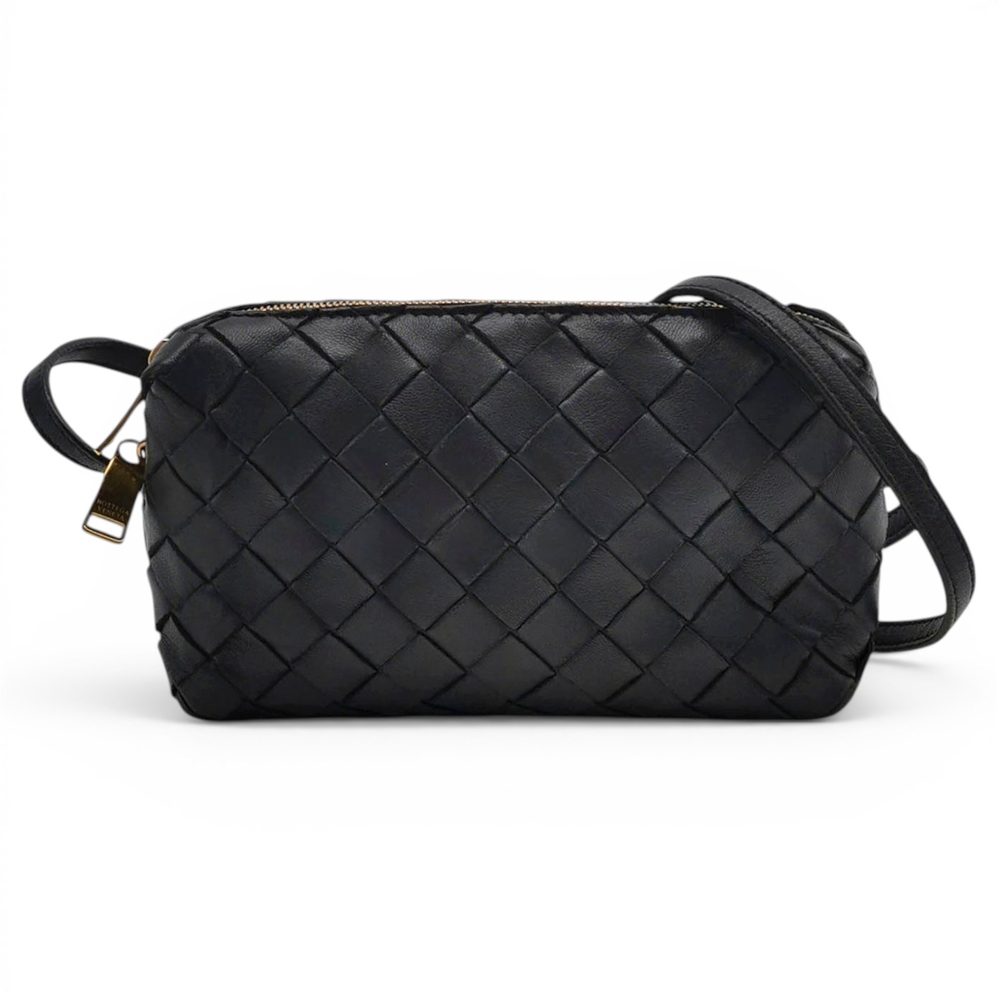 Loop leather handbag
