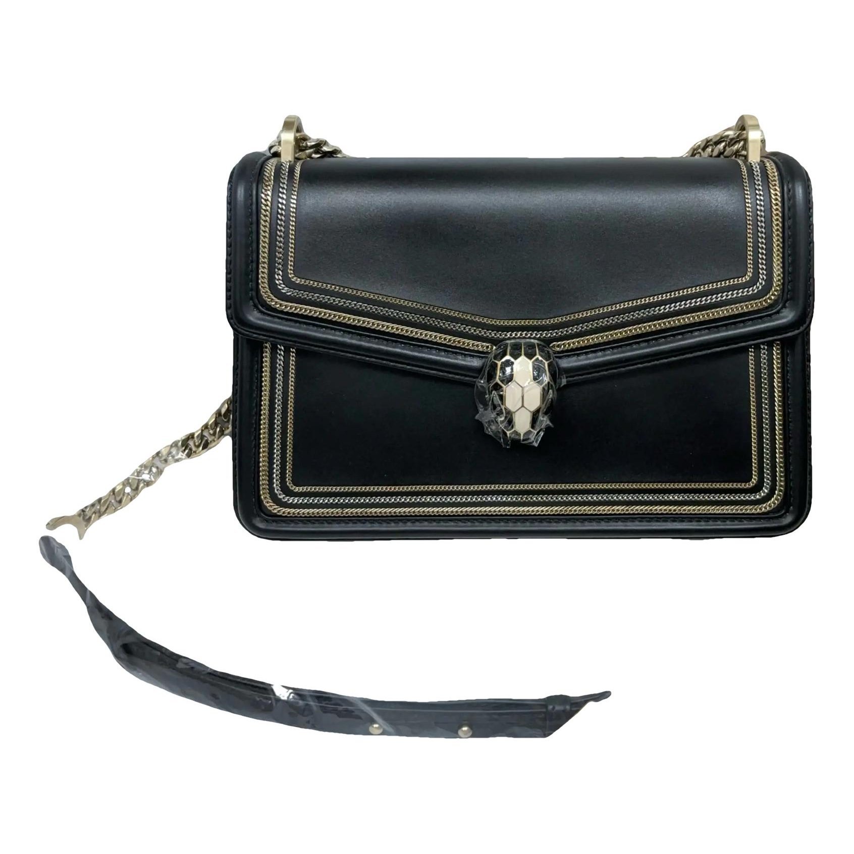 Serpenti leather handbag