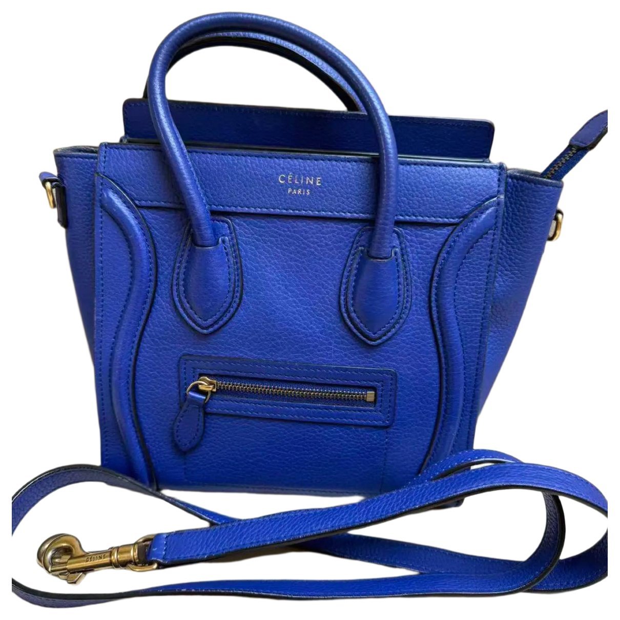 Nano Luggage leather handbag