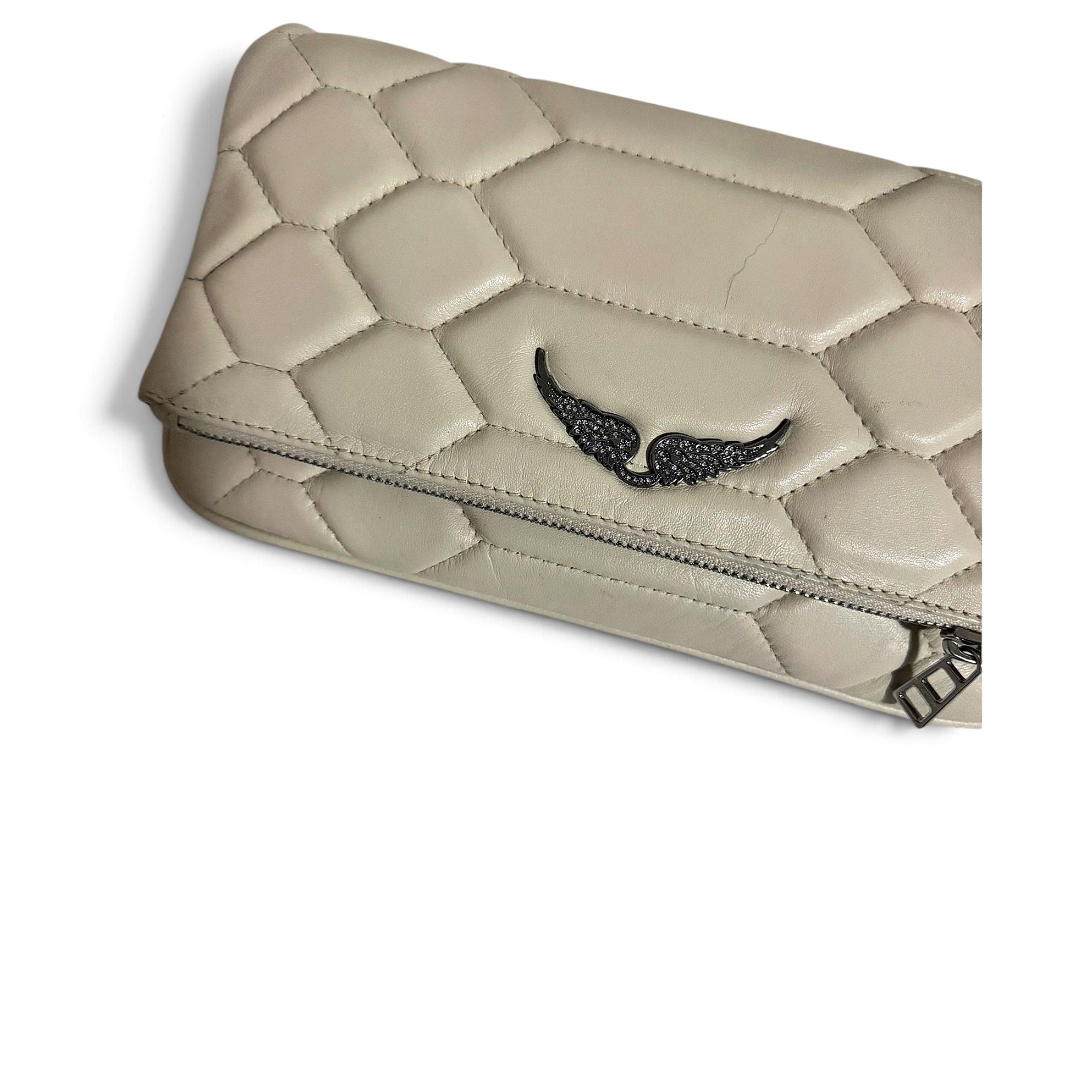 Rock leather crossbody bag