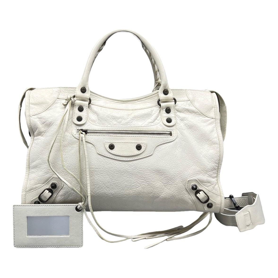 City leather crossbody bag