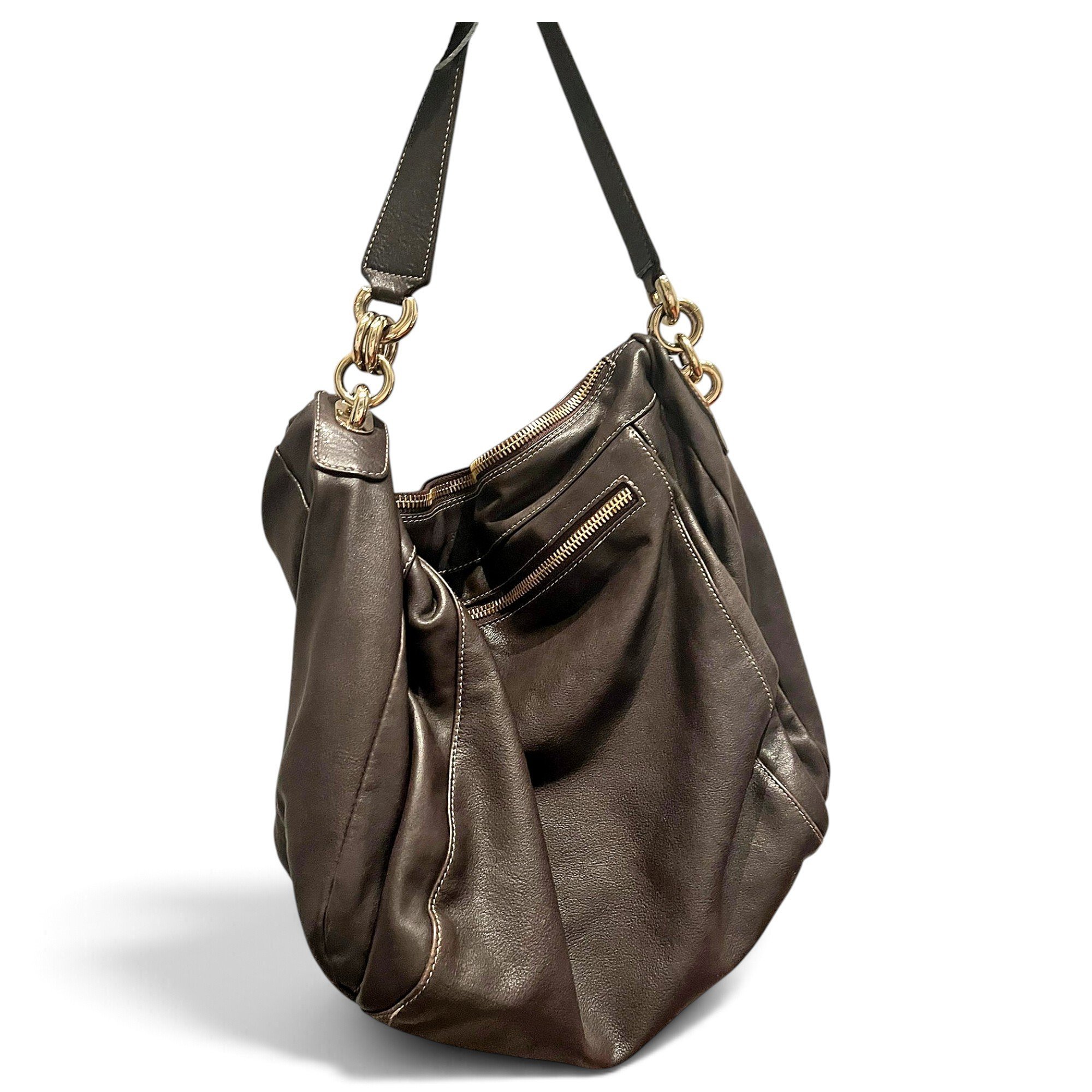 Leather handbag