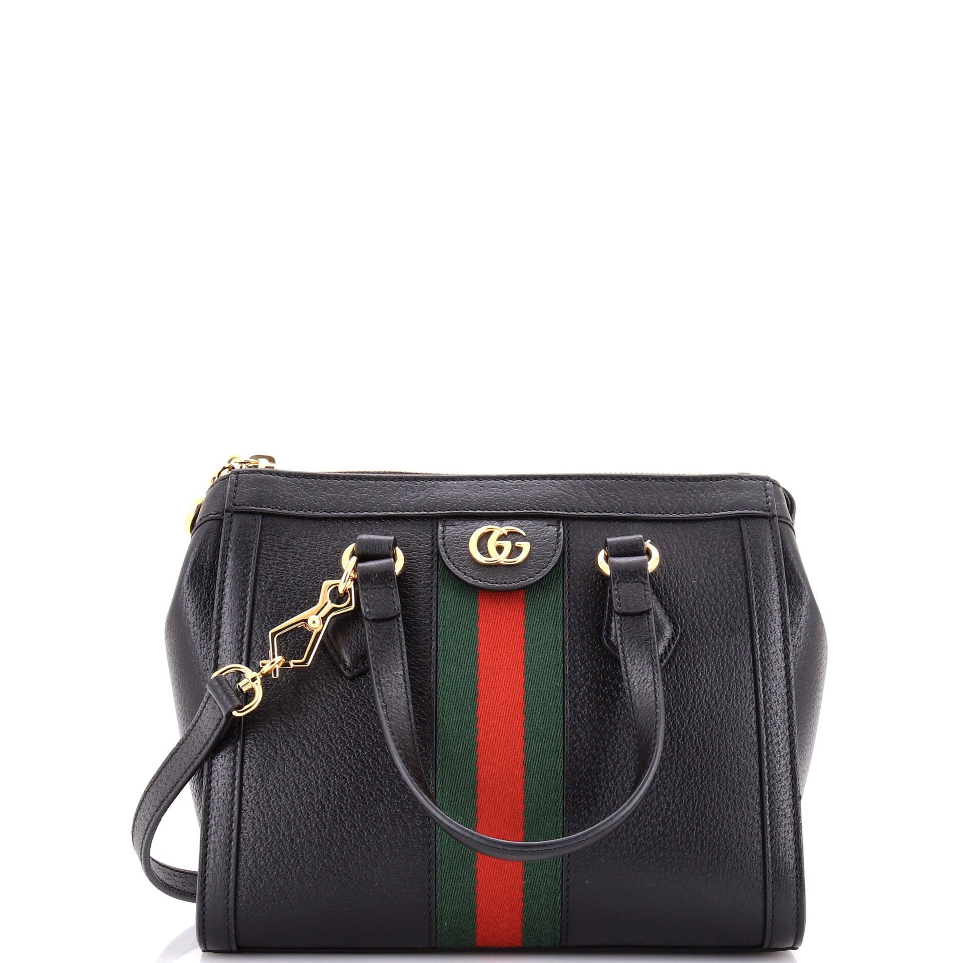 Ophidia Top Handle Tote Leather Small