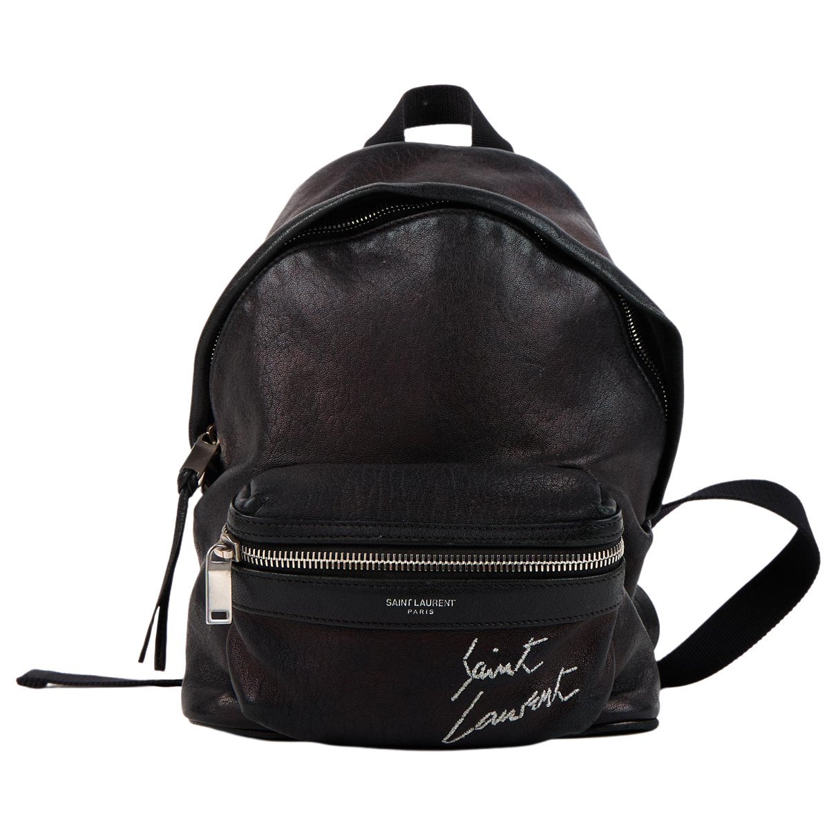 Leather backpack
