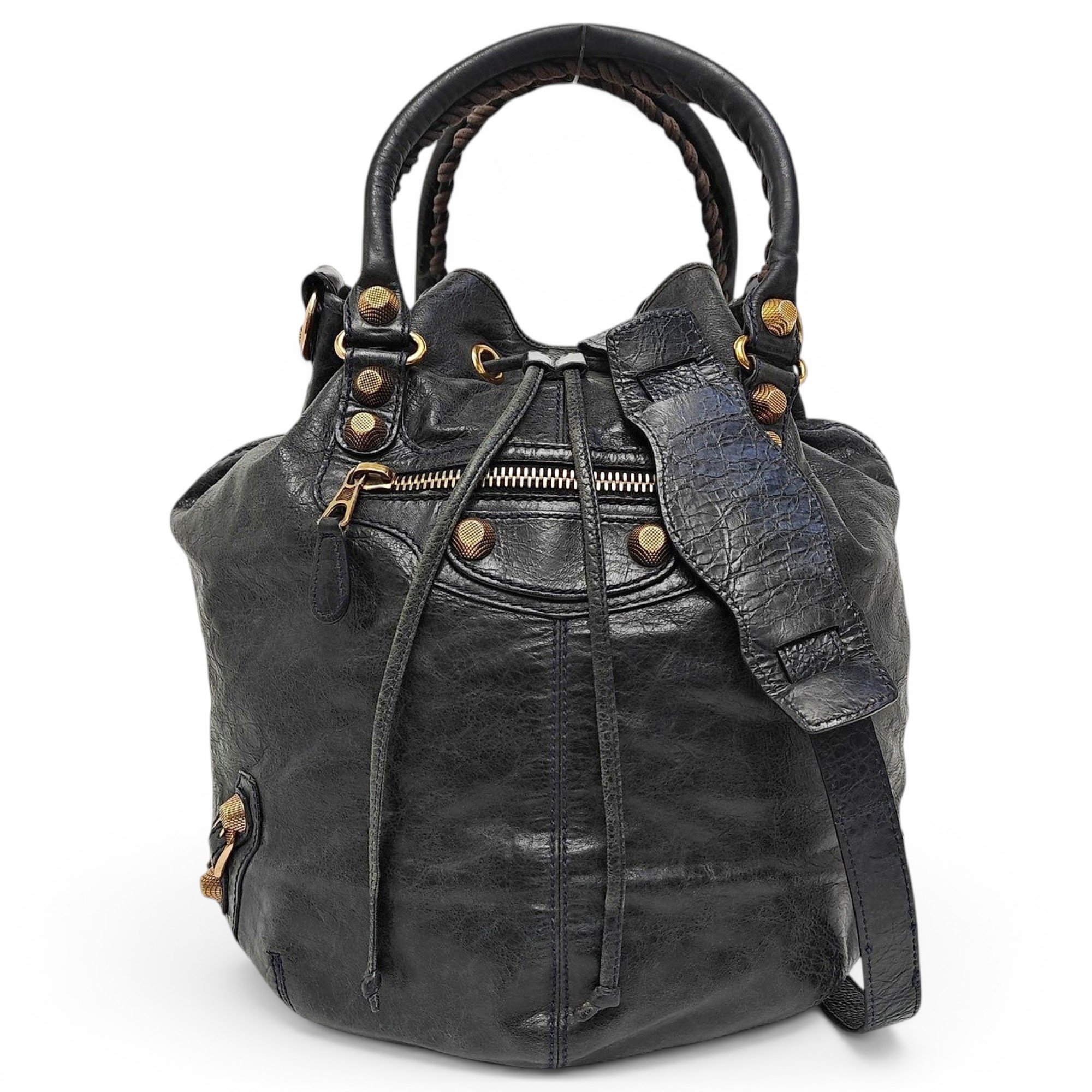Leather handbag