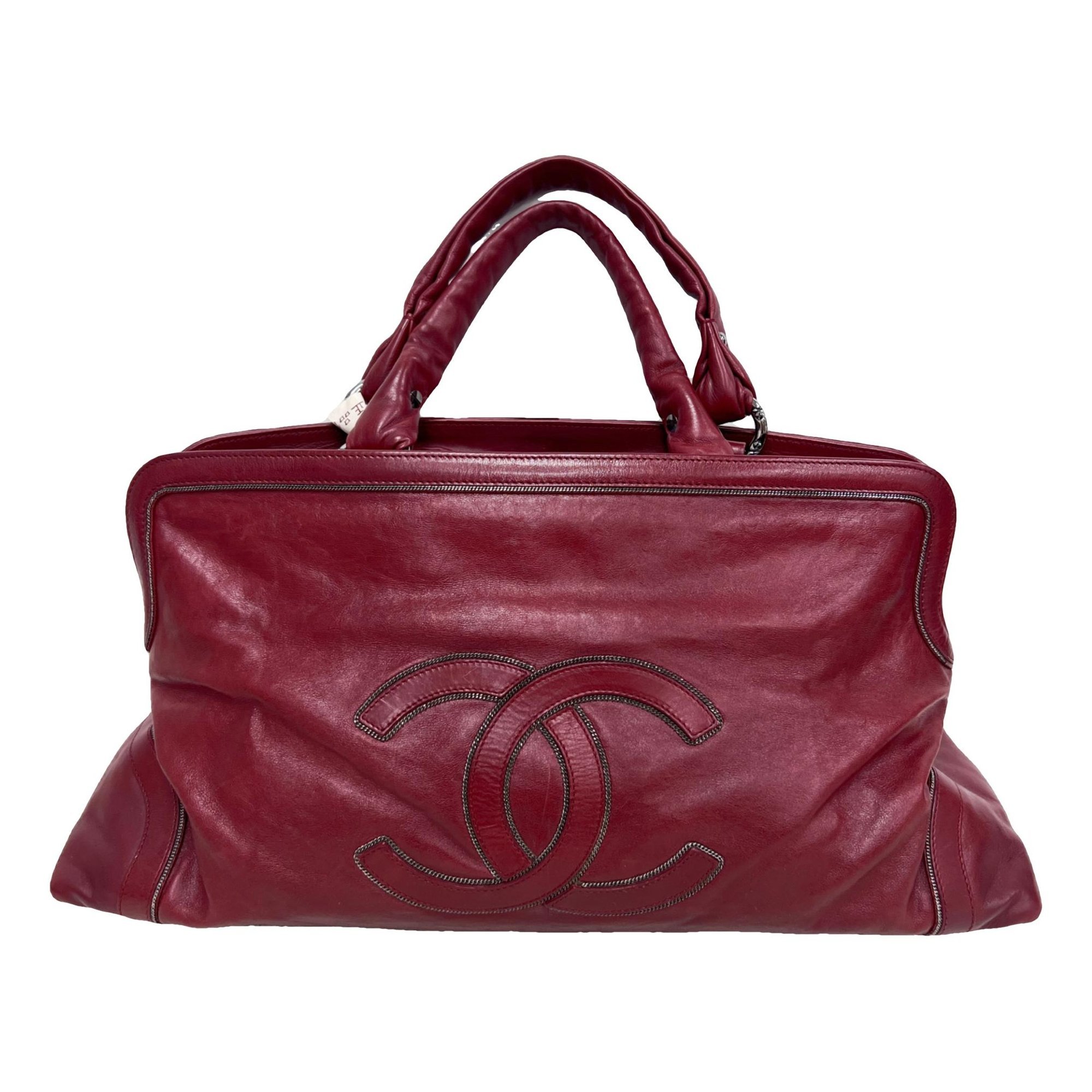 Paris-Biarritz leather handbag