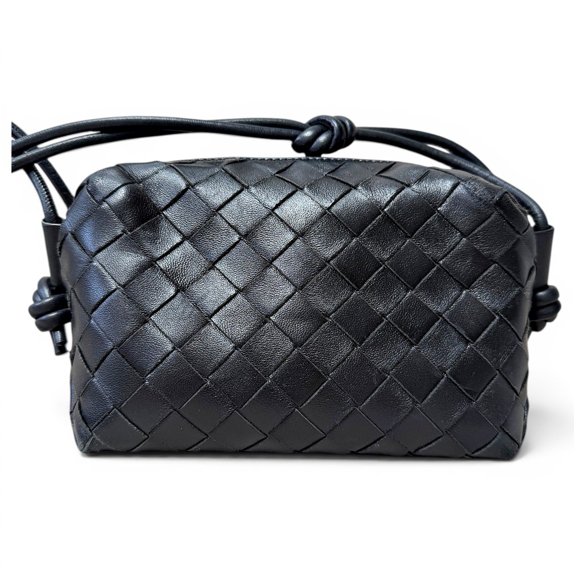 Loop leather crossbody bag