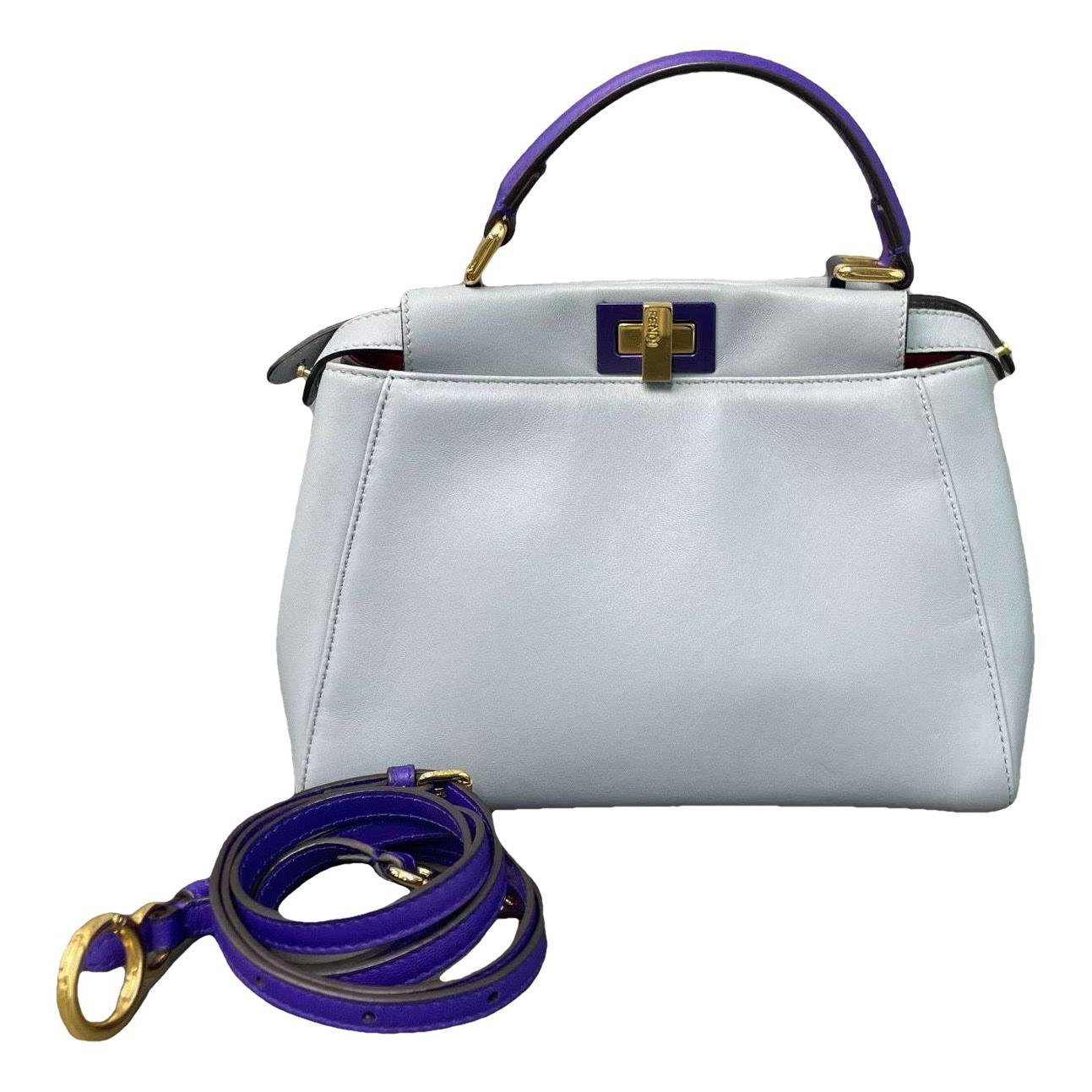 Peekaboo leather handbag