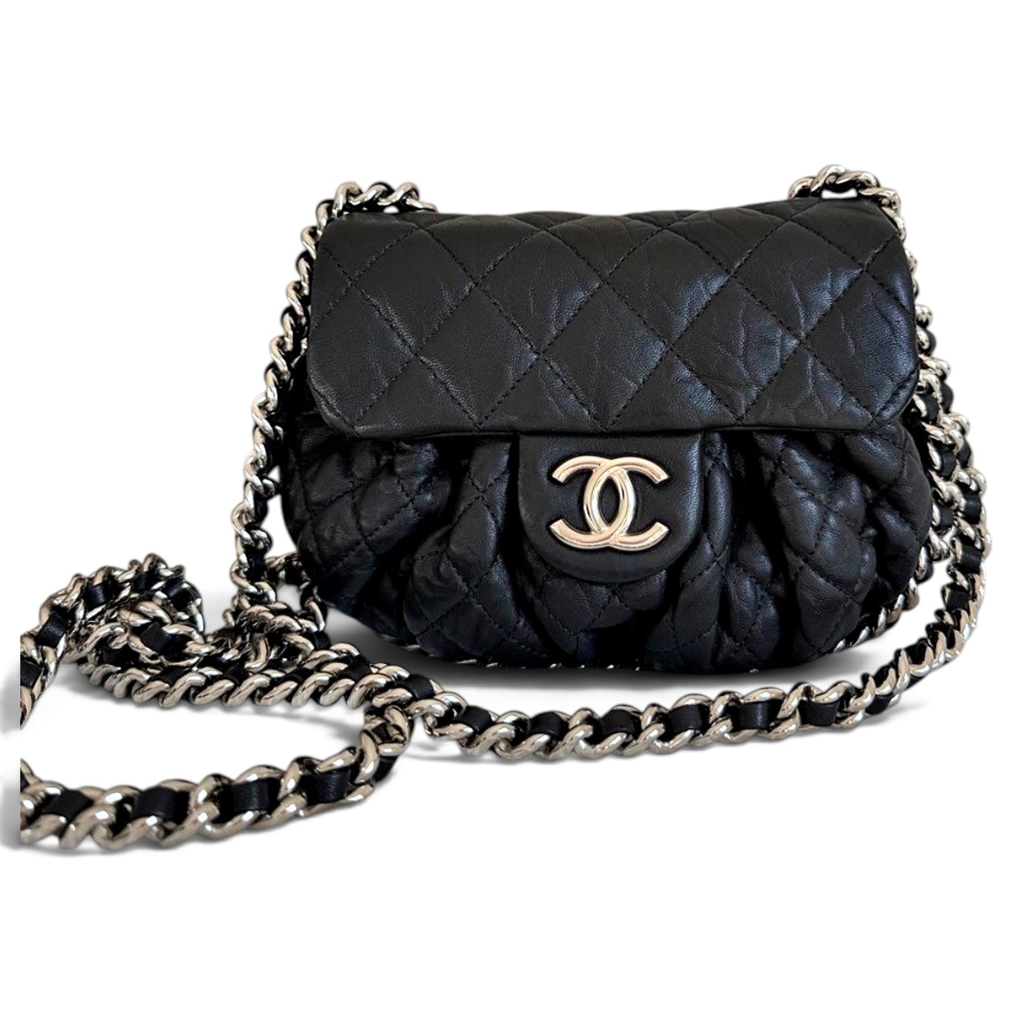 Chain Around leather crossbody bag
