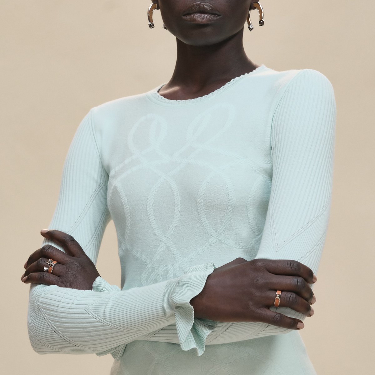 Vert Embrun "Palefroi Remix" Light Long-sleeve Sweater