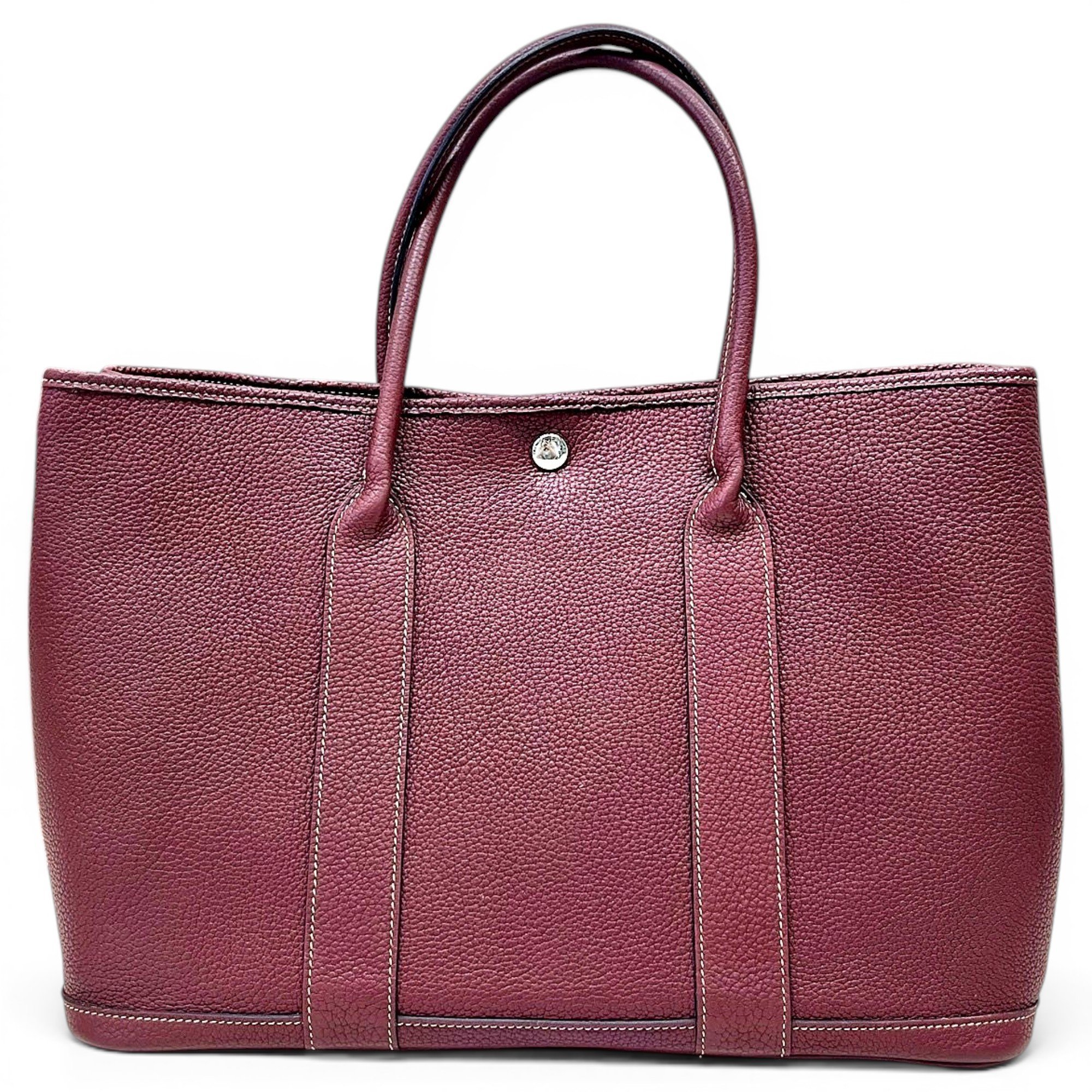 Garden Party leather handbag