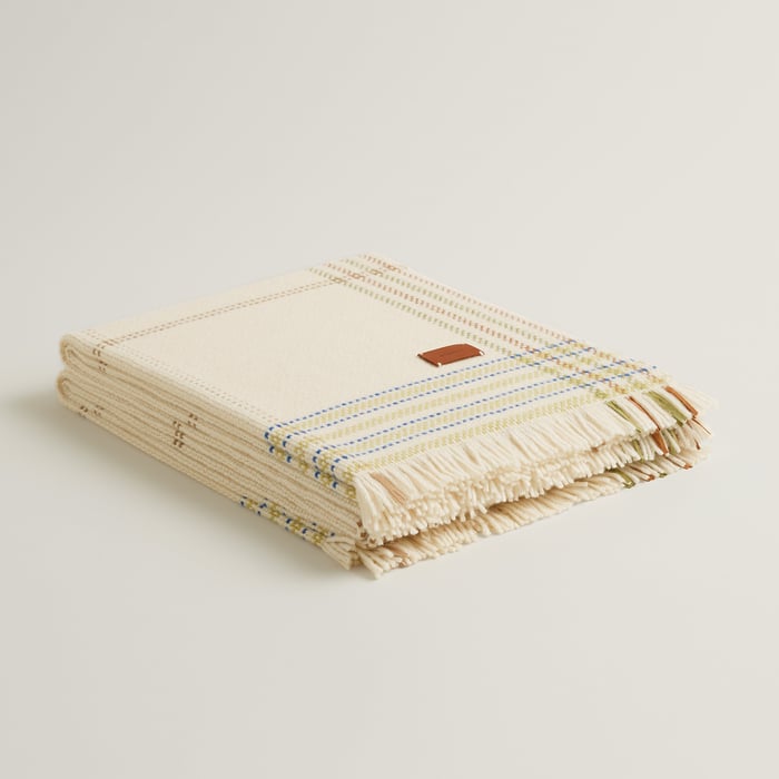 Calcaire H Navette Blanket
