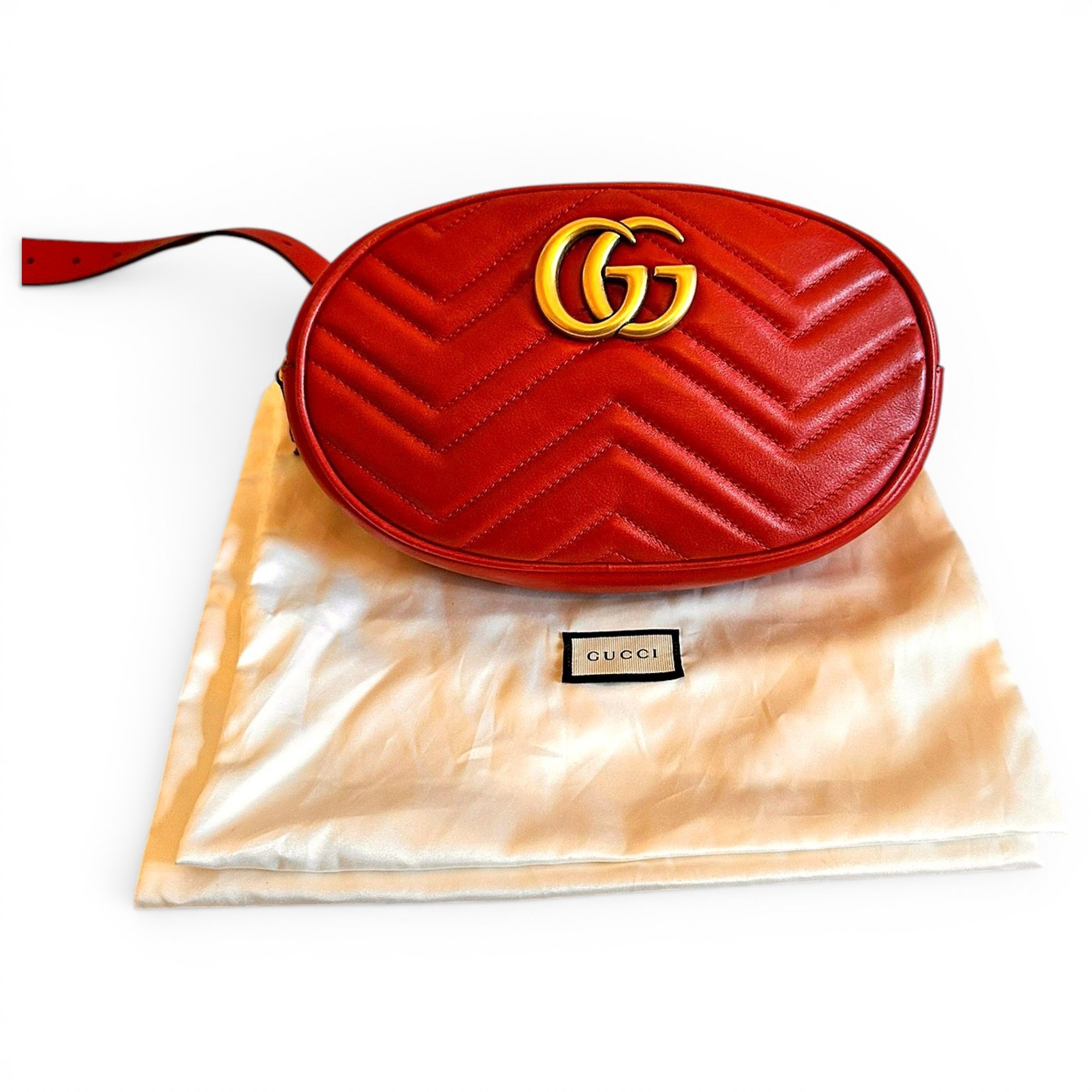 Marmont leather clutch bag