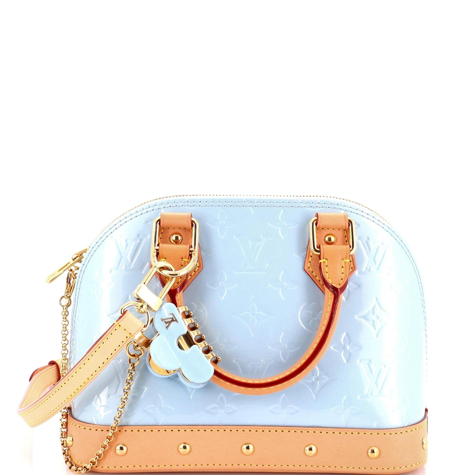 Patent leather handbag