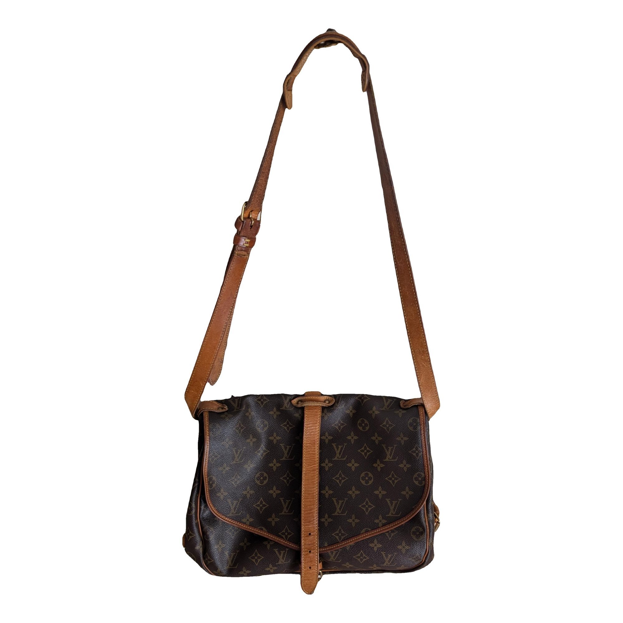 Saumur leather crossbody bag