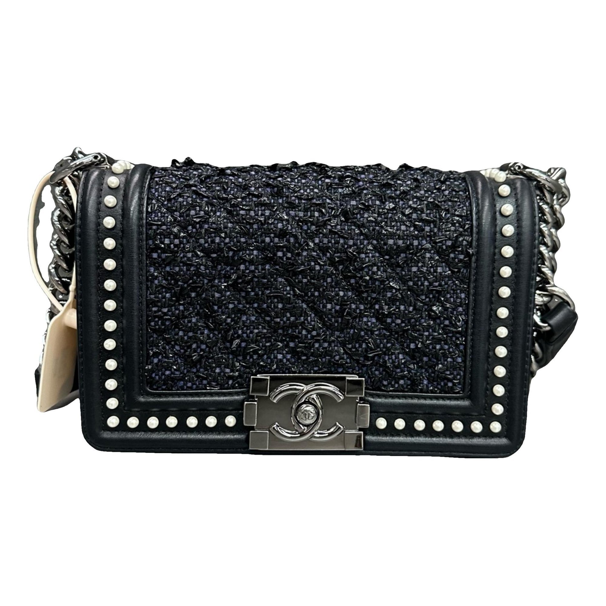 Boy tweed crossbody bag