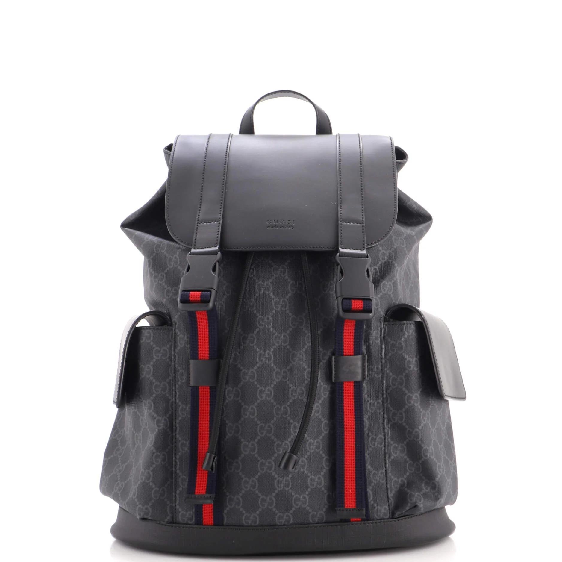 Leather backpack