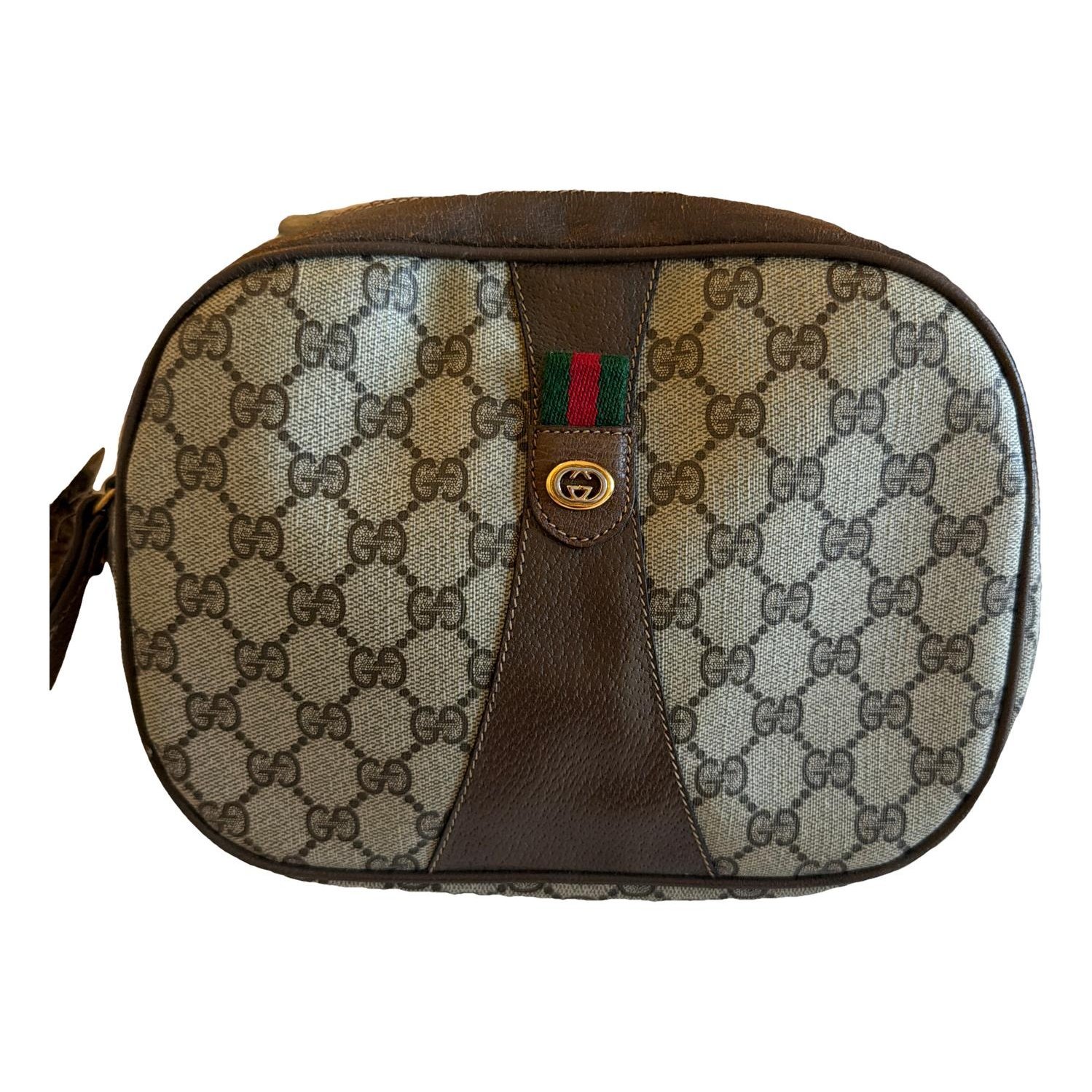 Ophidia leather clutch bag