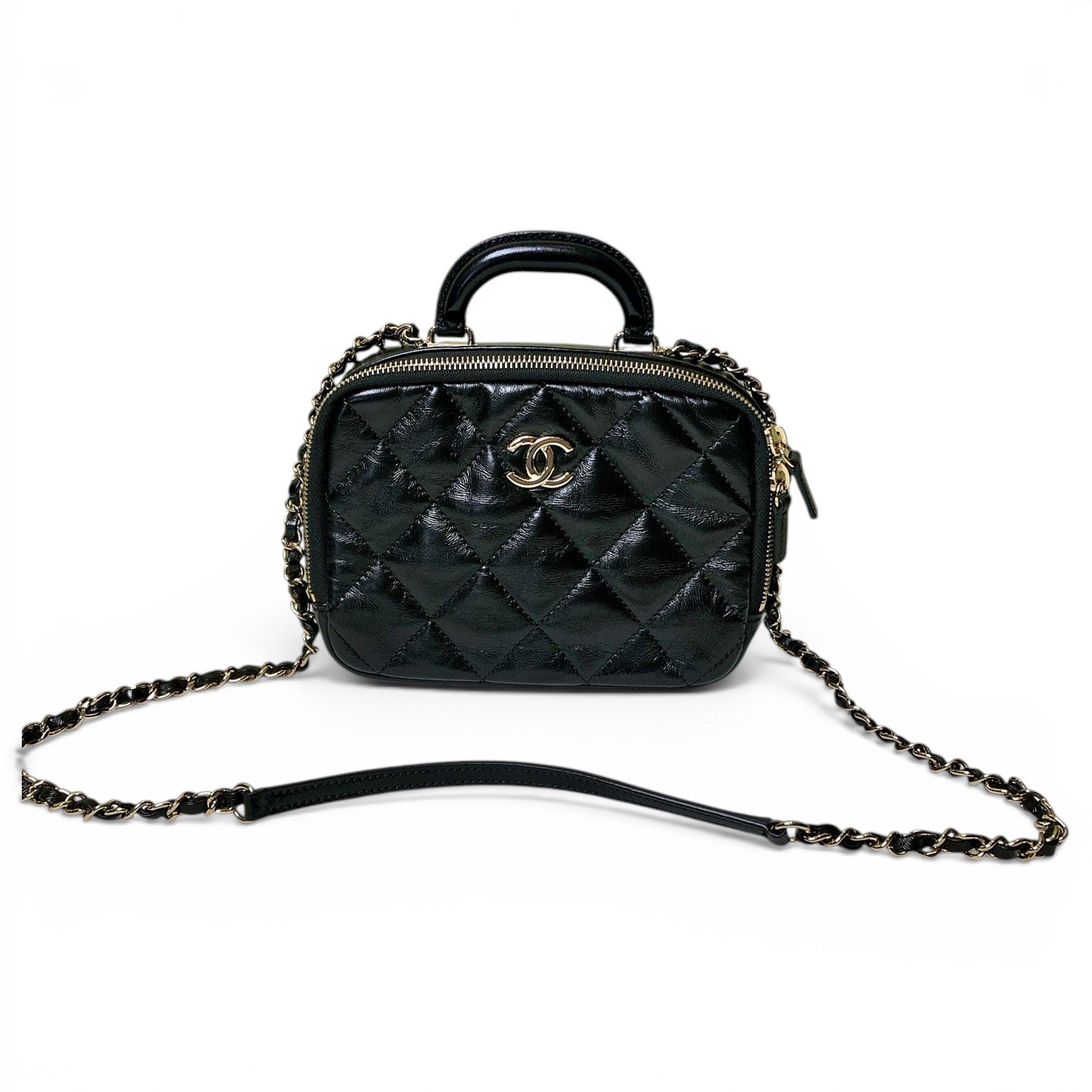 Vanity leather bag