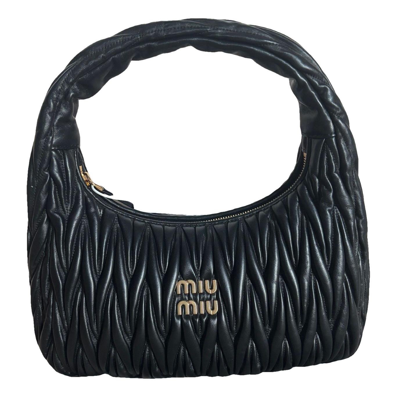 Miu Wander leather handbag