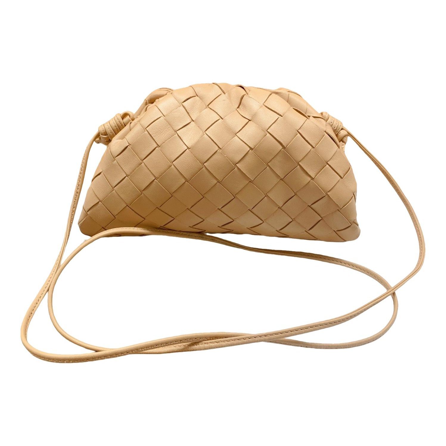 Pouch leather crossbody bag