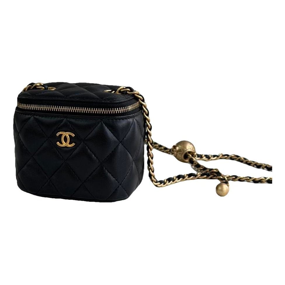 Trendy CC Vanity leather handbag