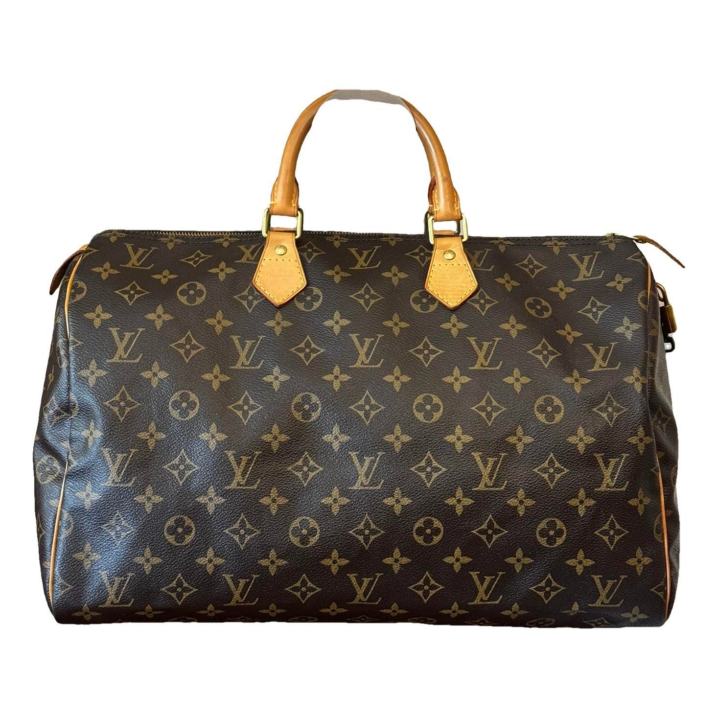 Speedy leather handbag