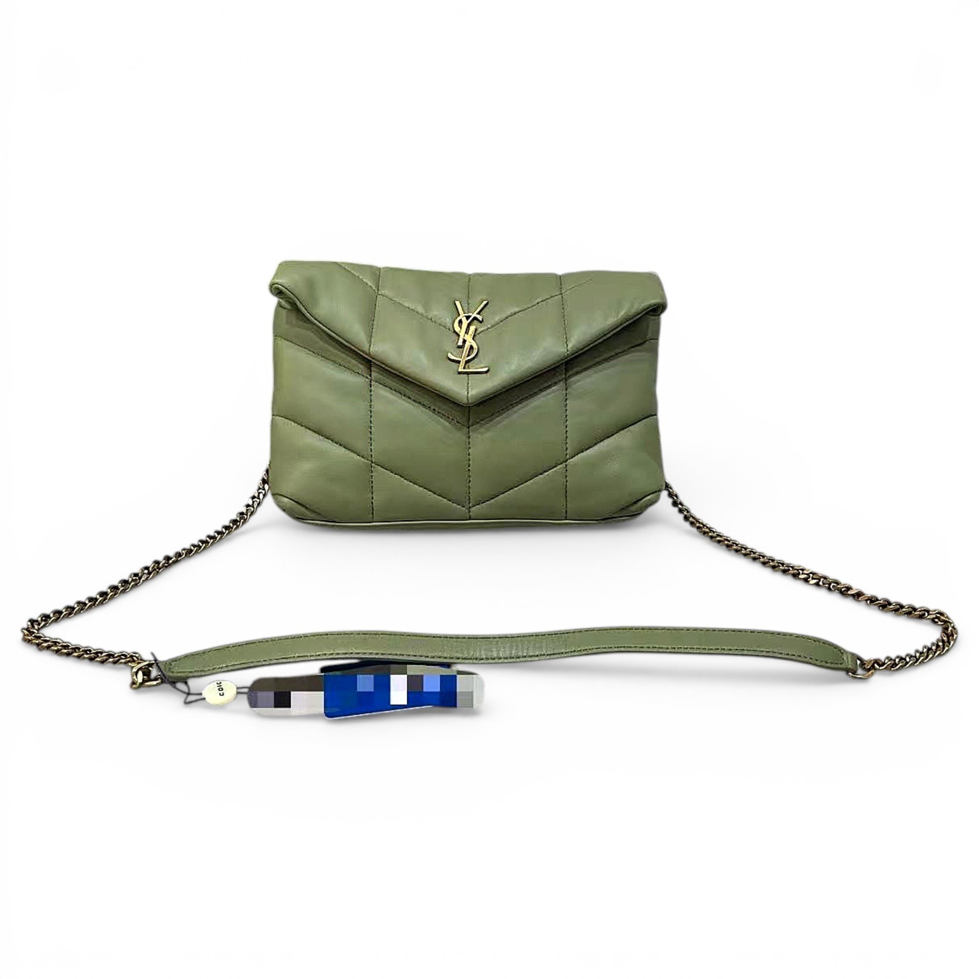 Loulou Puffer leather crossbody bag