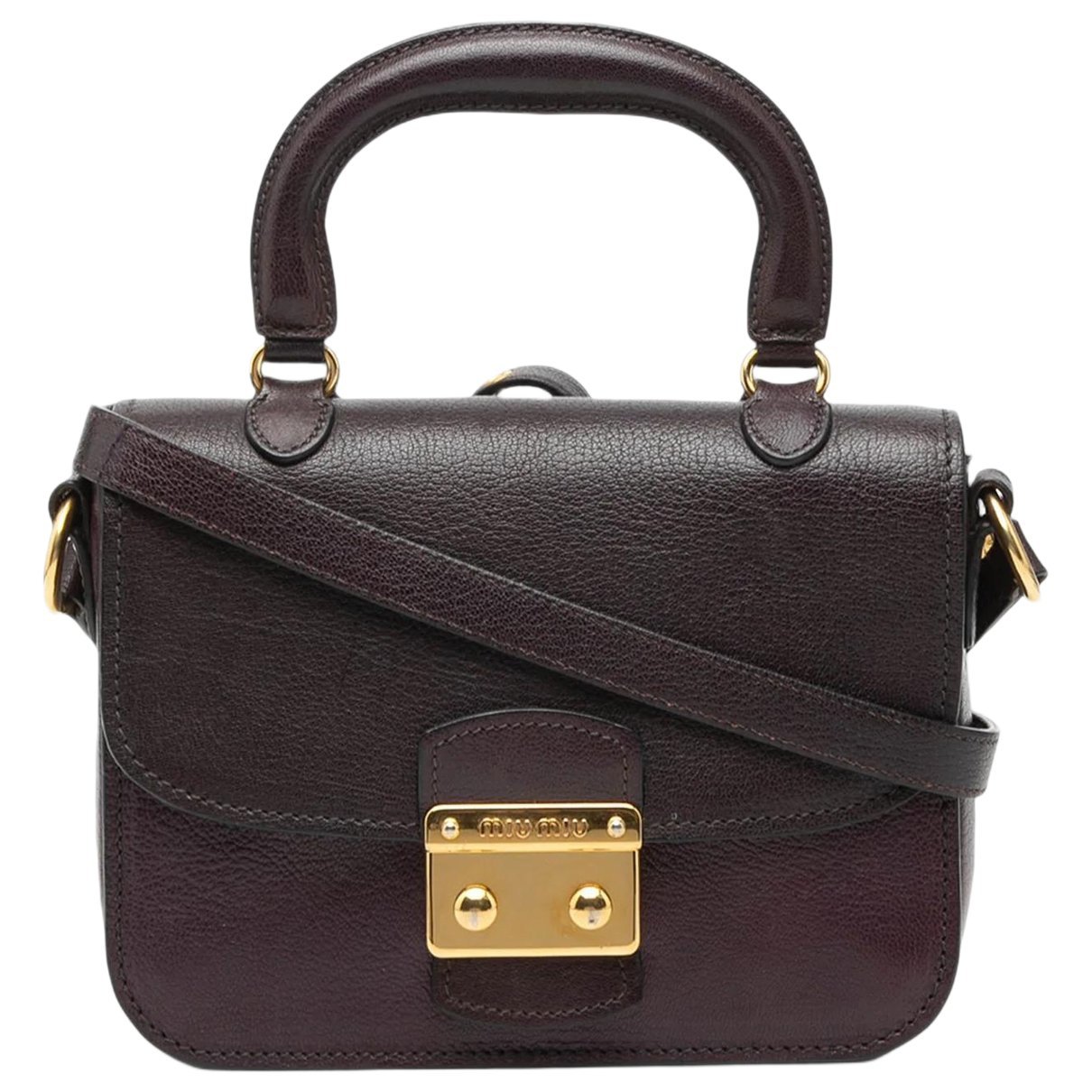 Madras leather satchel