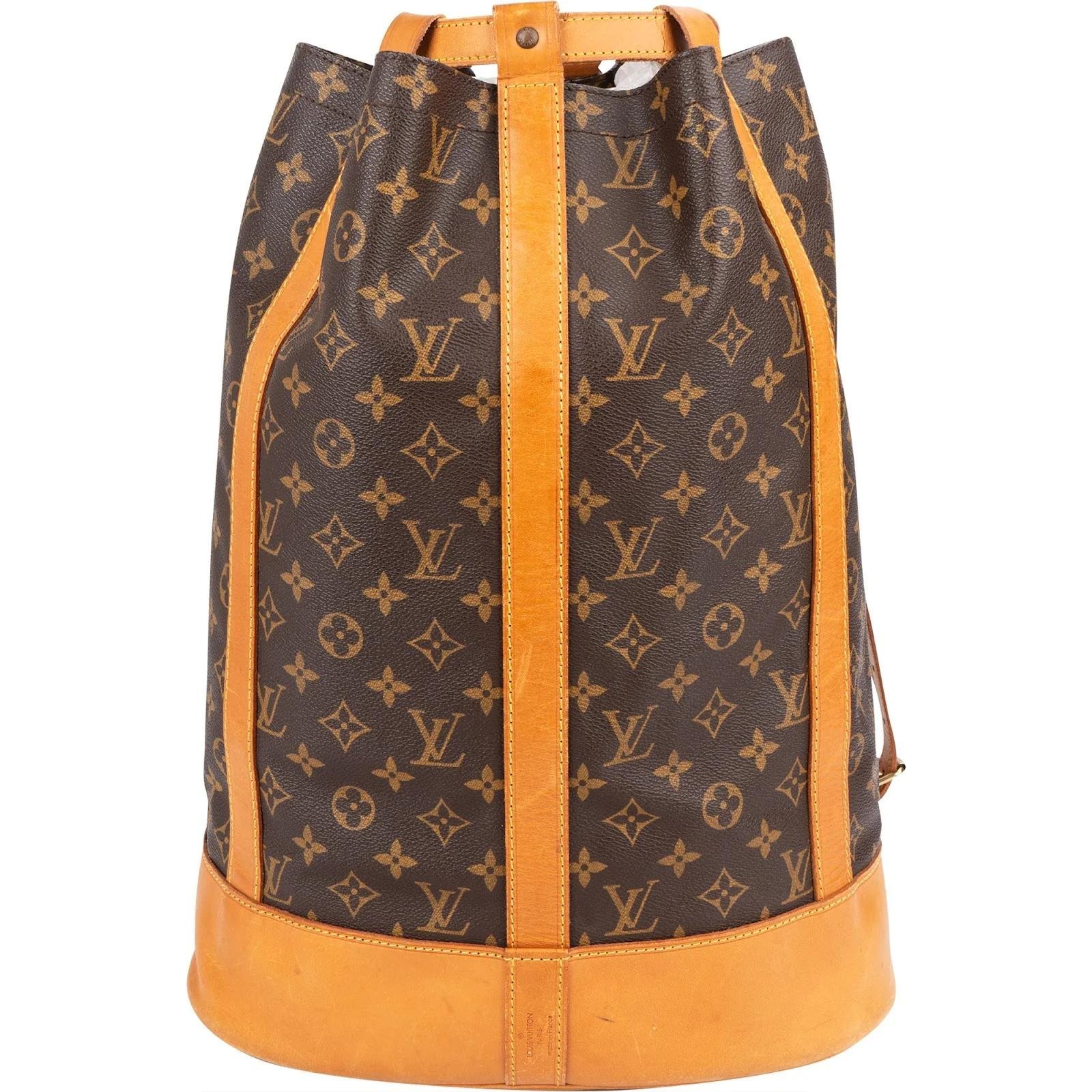 Randonnée leather backpack