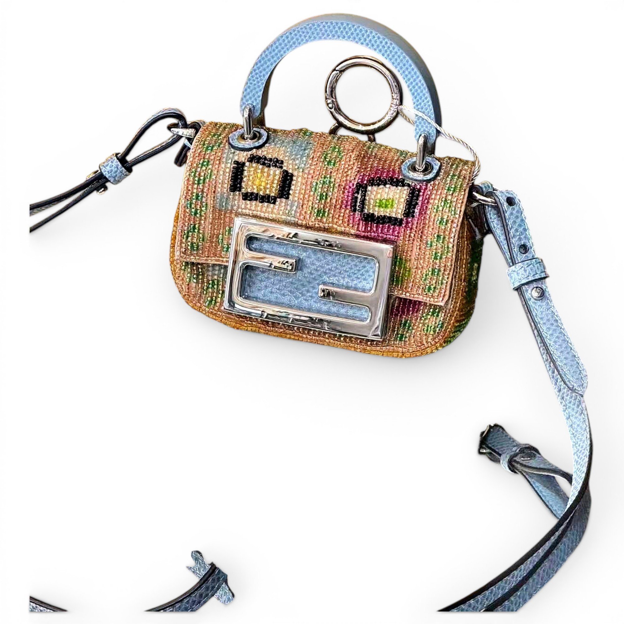 Baguette leather handbag