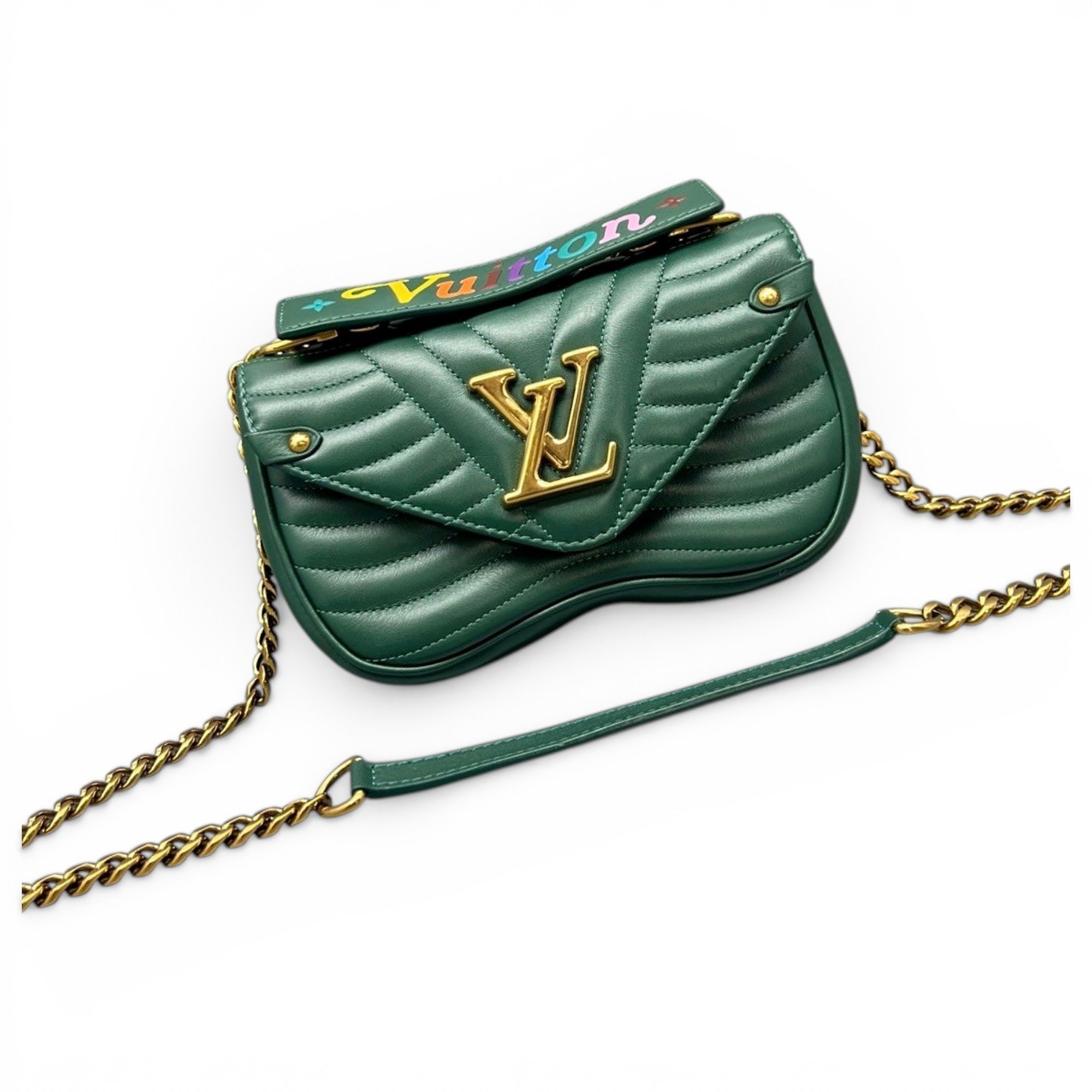 New Wave leather handbag