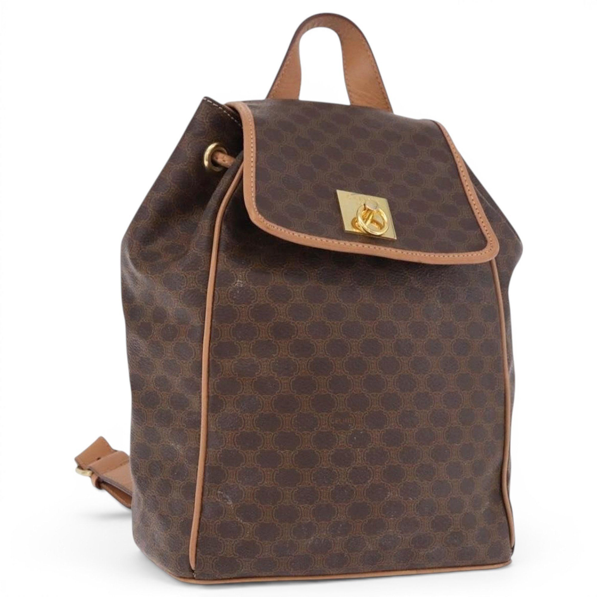 Leather backpack