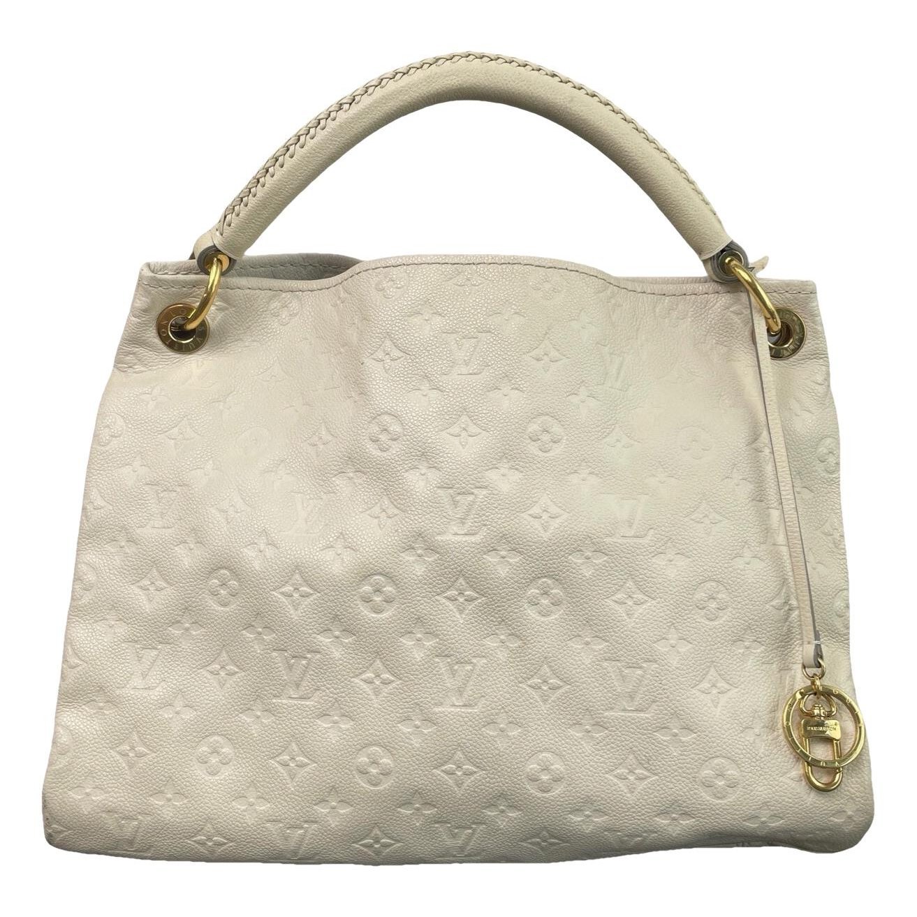 Artsy leather handbag