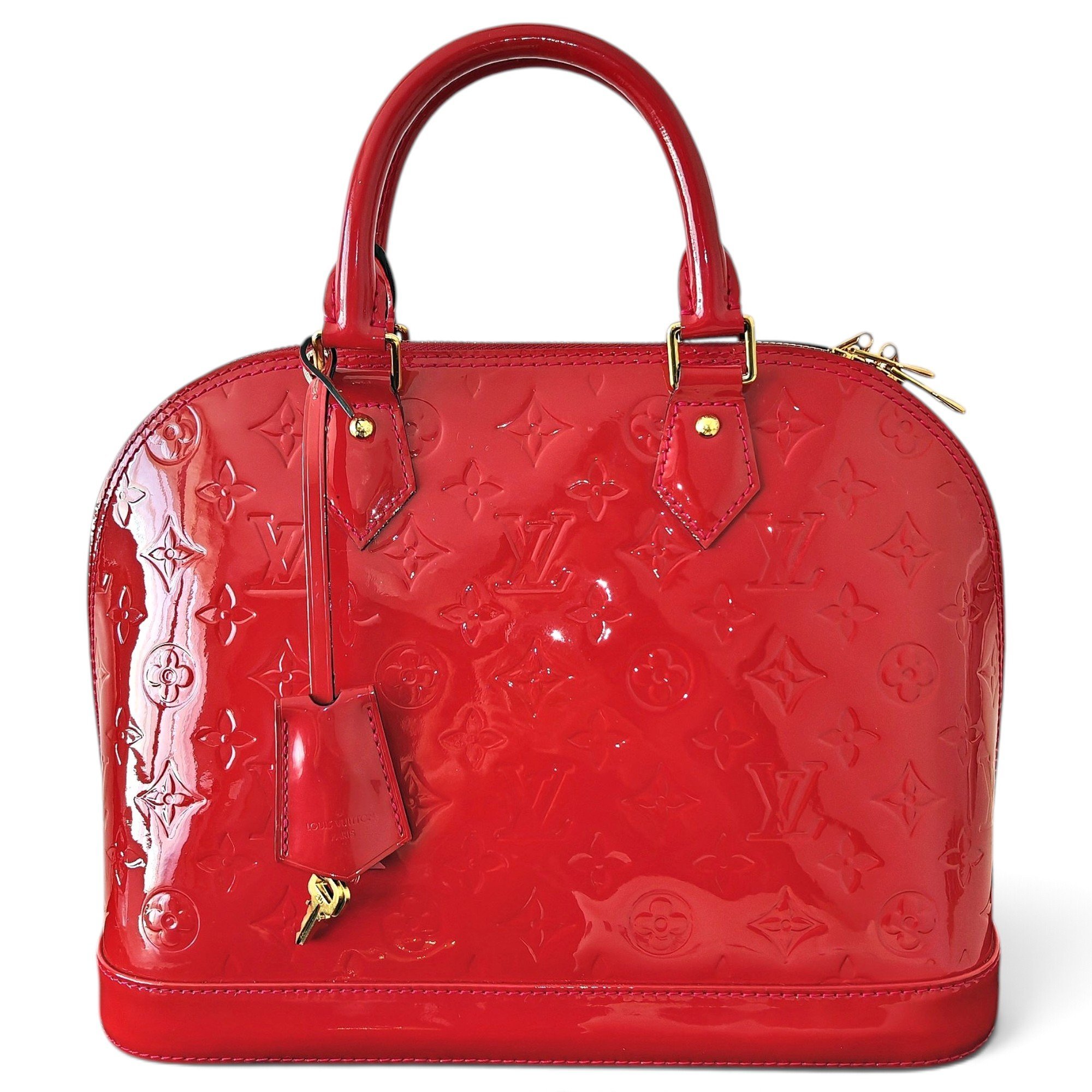Alma patent leather handbag
