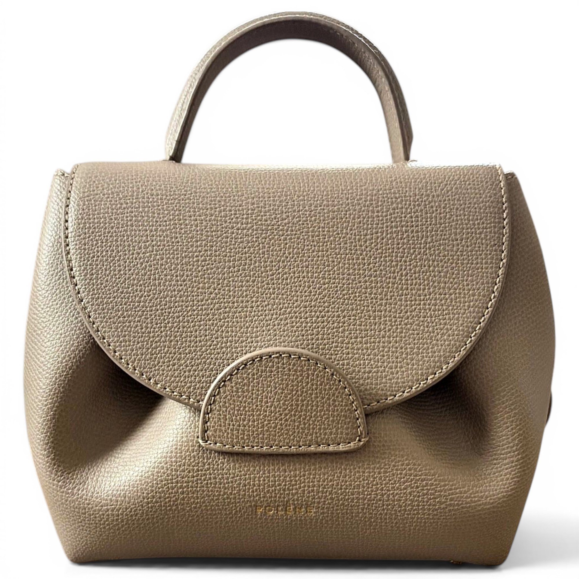Polene Numéro un nano leather crossbody bag