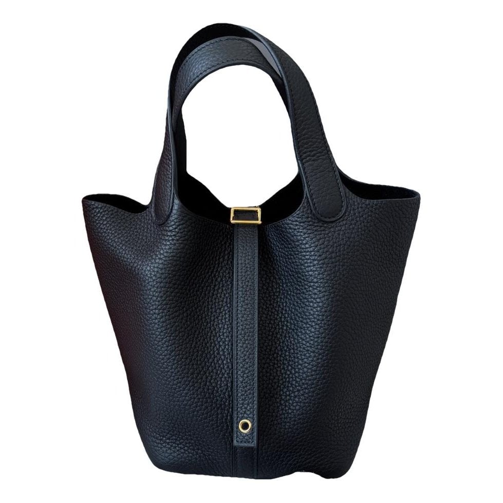 Picotin leather handbag