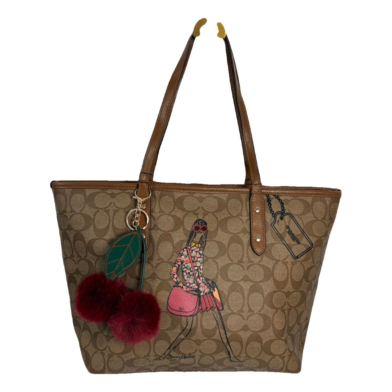 CITY ZIP TOTE vinyl tote