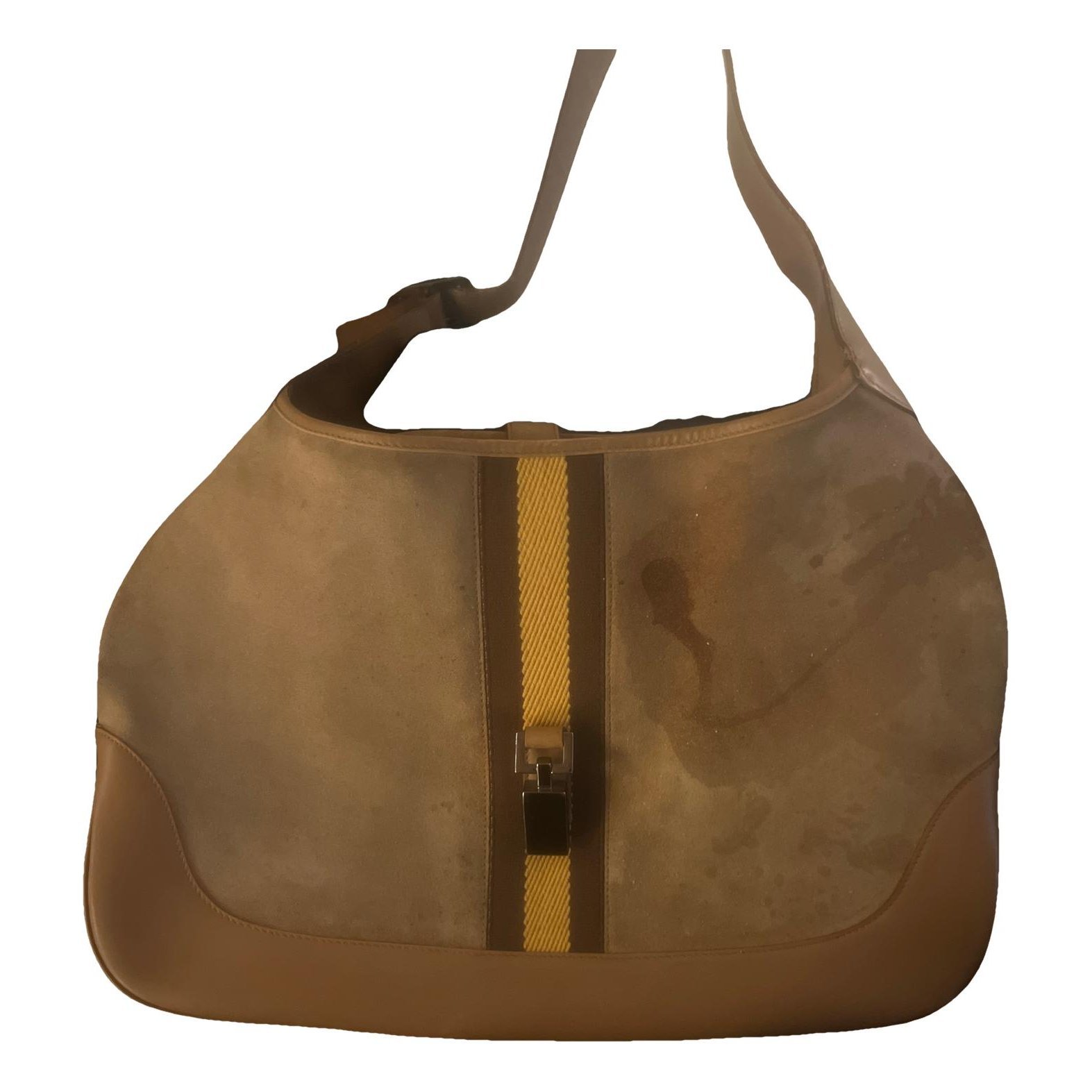 Gucci B leather handbag
