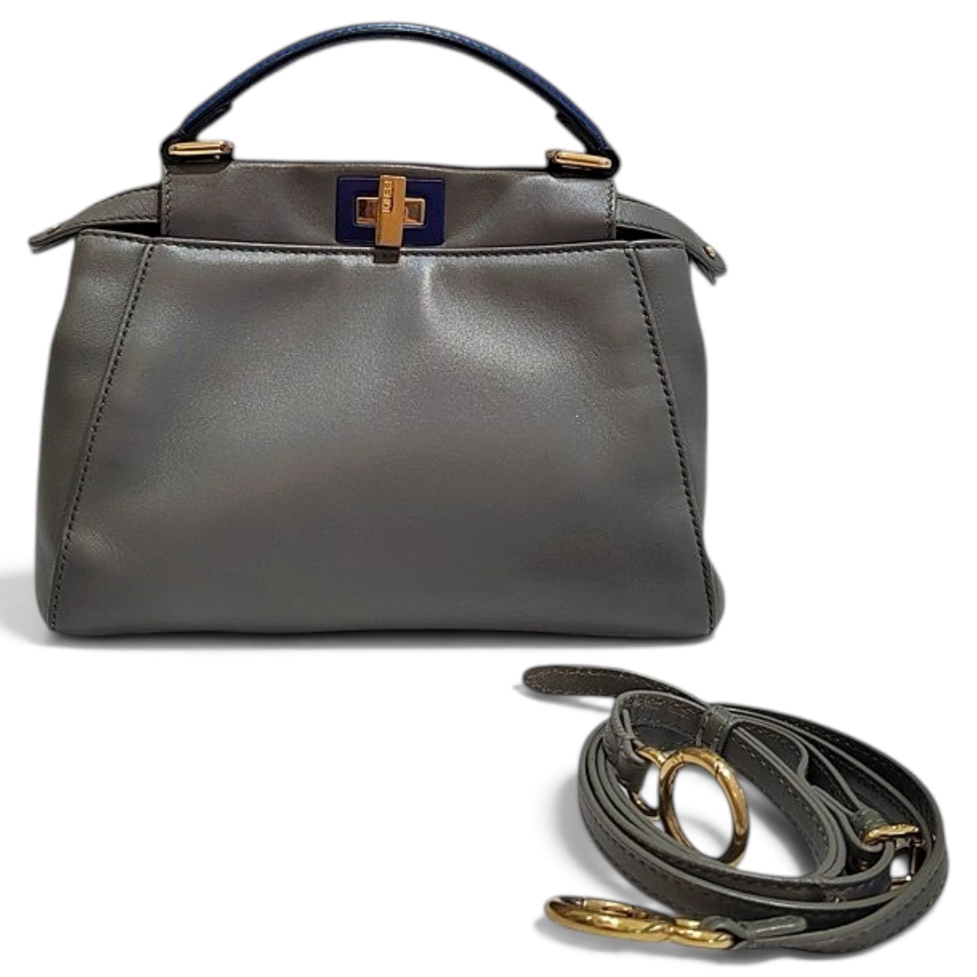 Peekaboo leather handbag