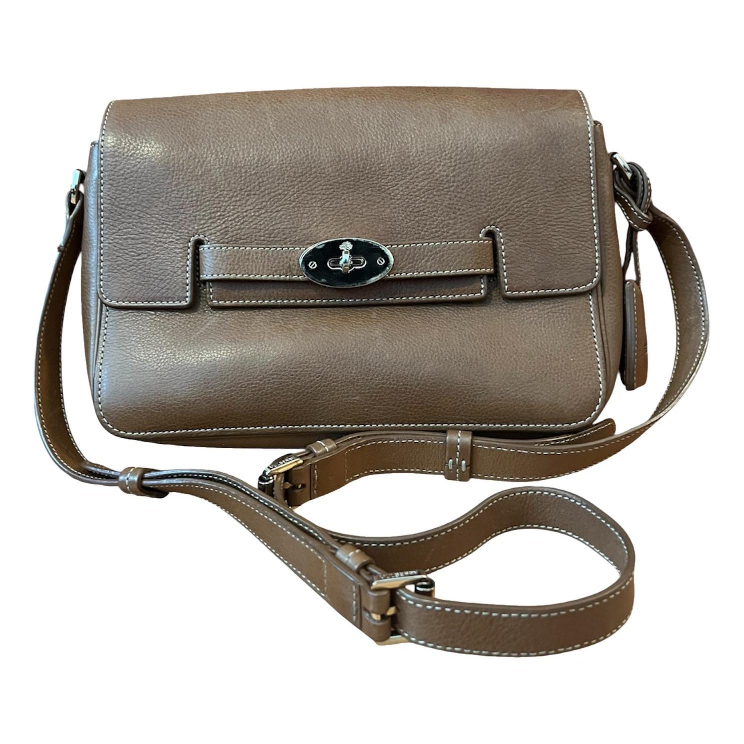 Leather crossbody bag