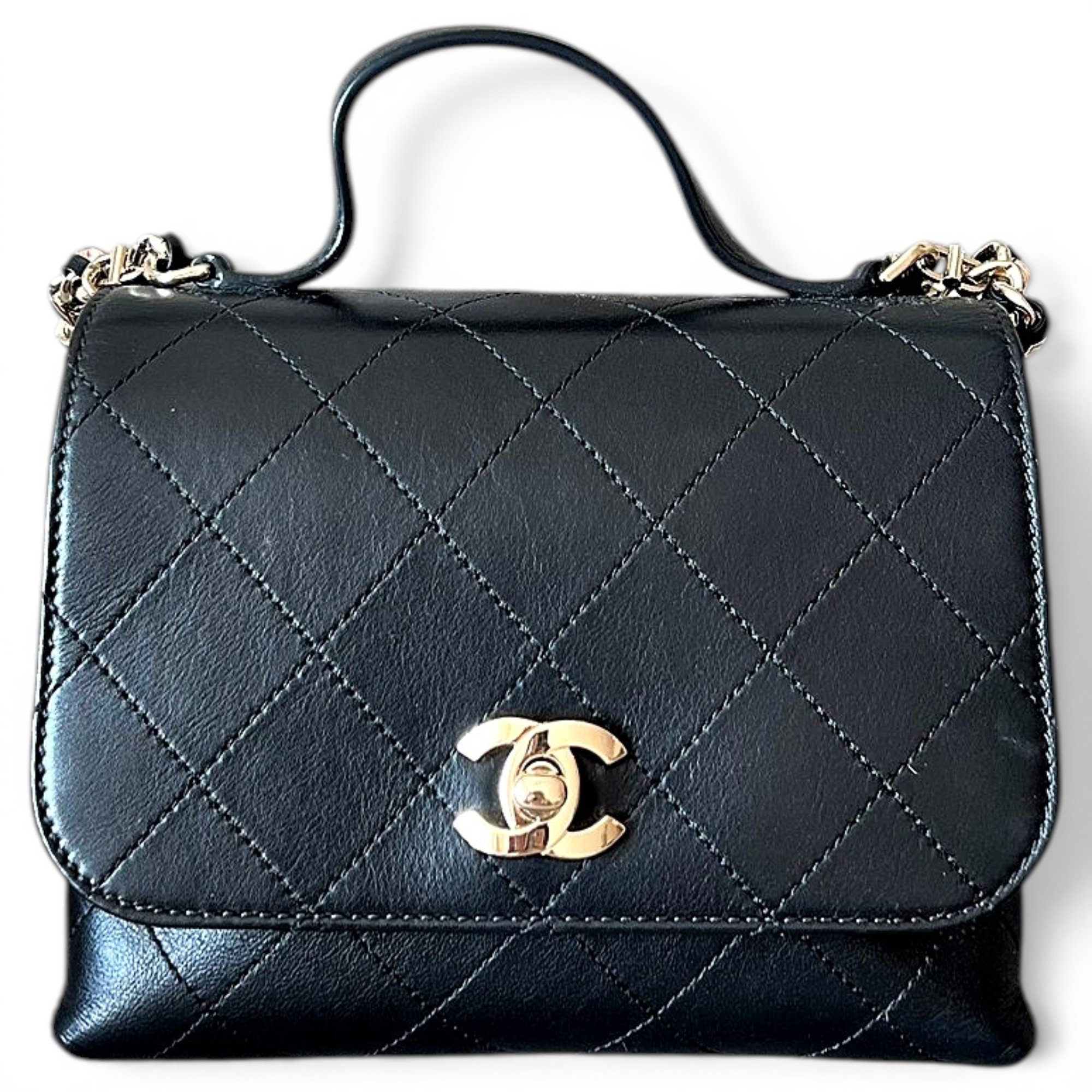 Coco Handle leather handbag