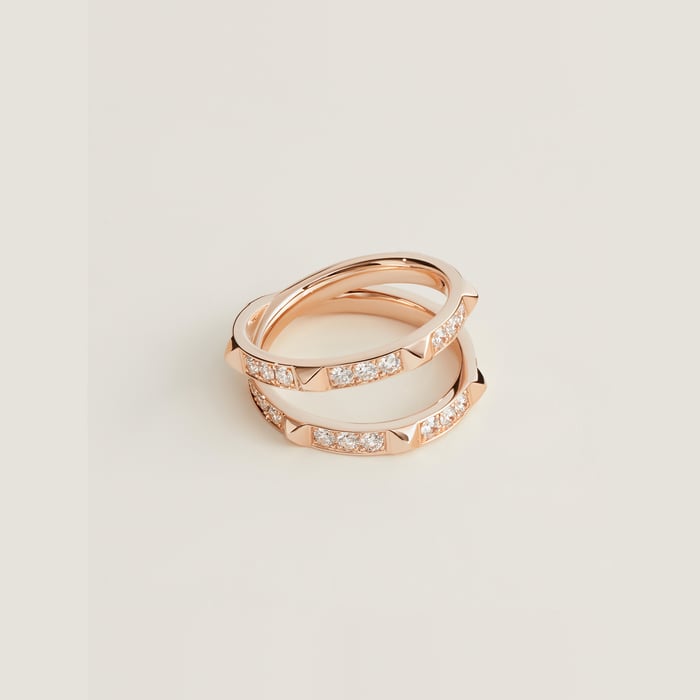 Sans Coloris Hermès Clou d'H Ring, Large Model