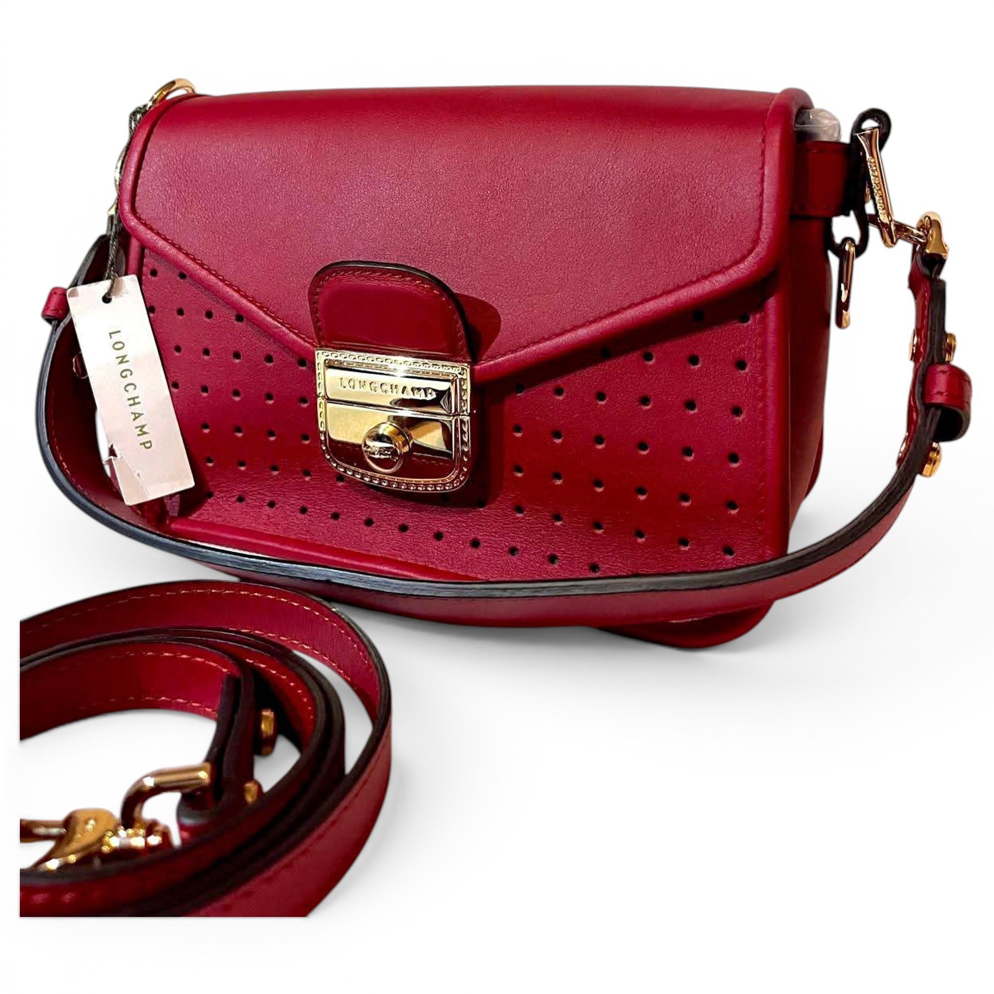 Mademoiselle leather crossbody bag