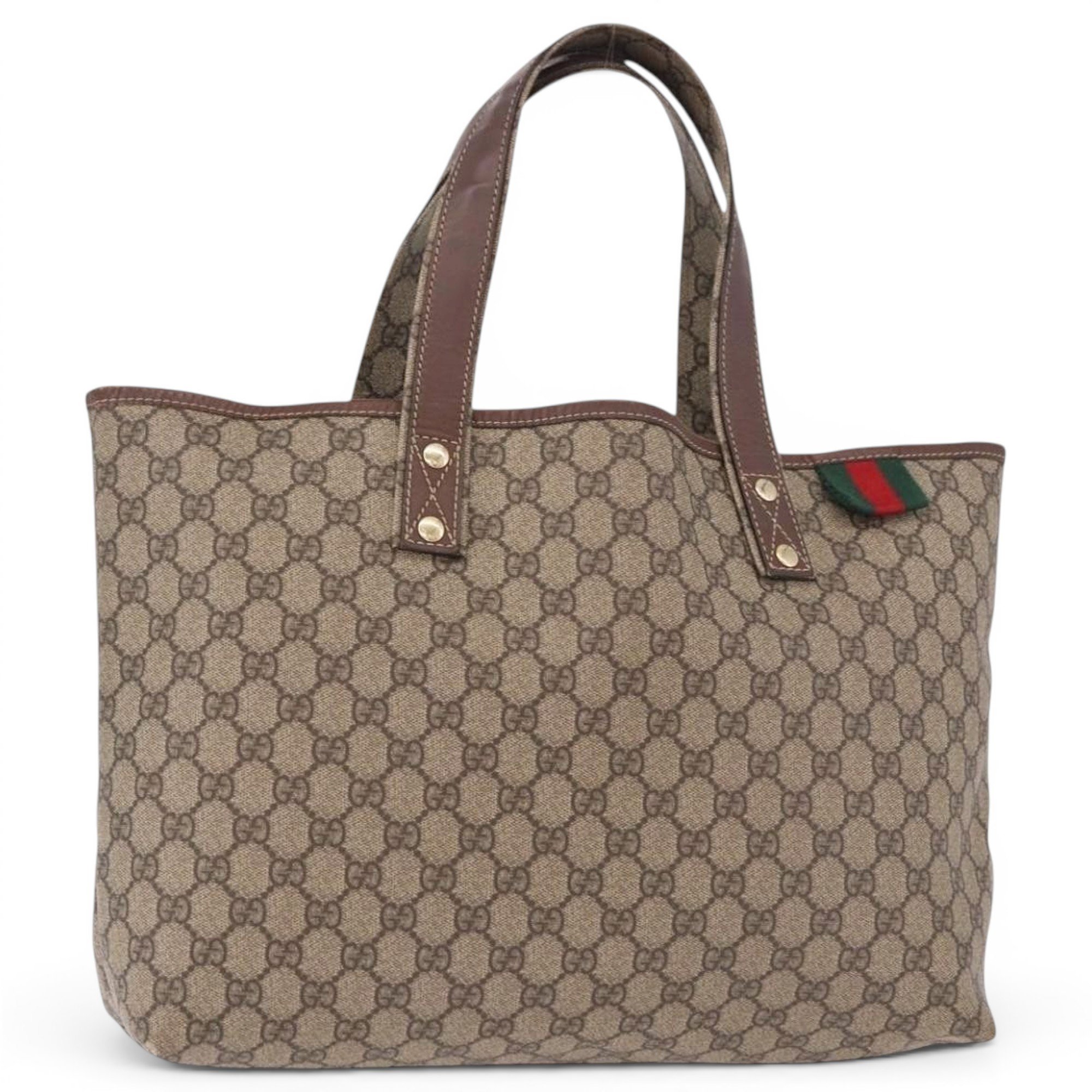 Leather tote
