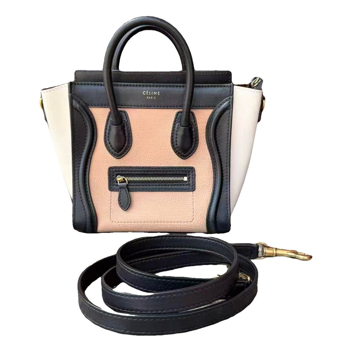 Nano Luggage leather handbag