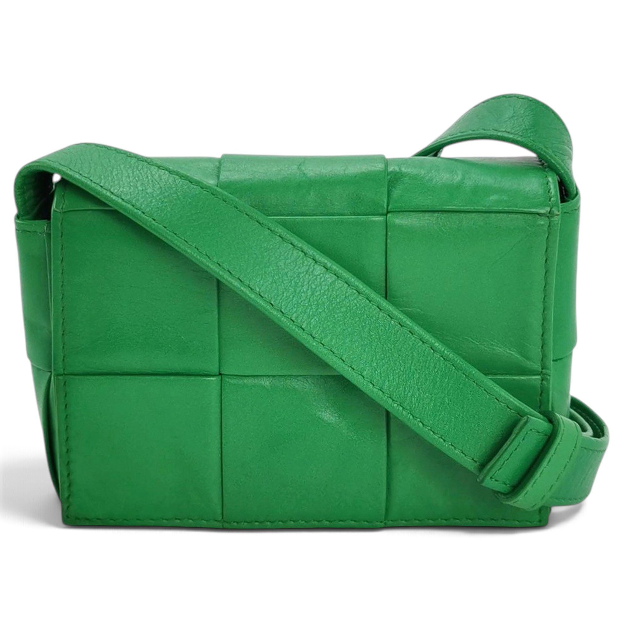 Cassette leather crossbody bag