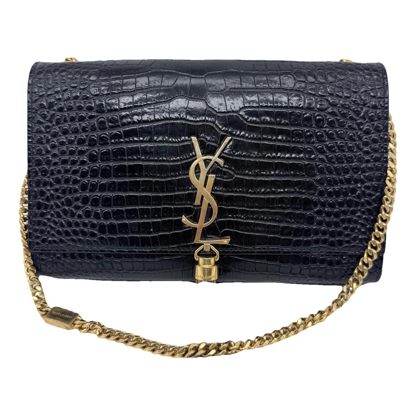 Pompom Kate leather handbag