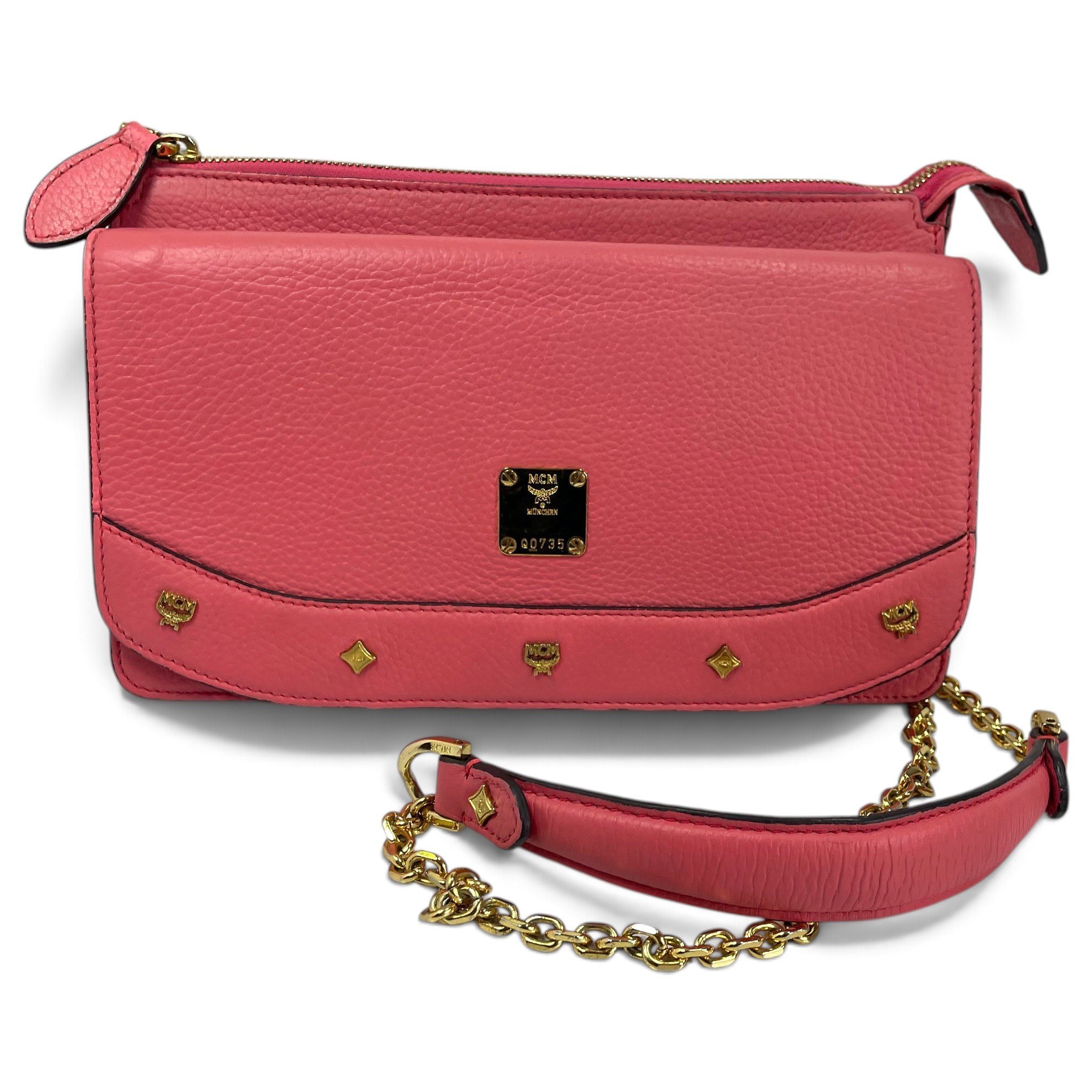 Leather handbag