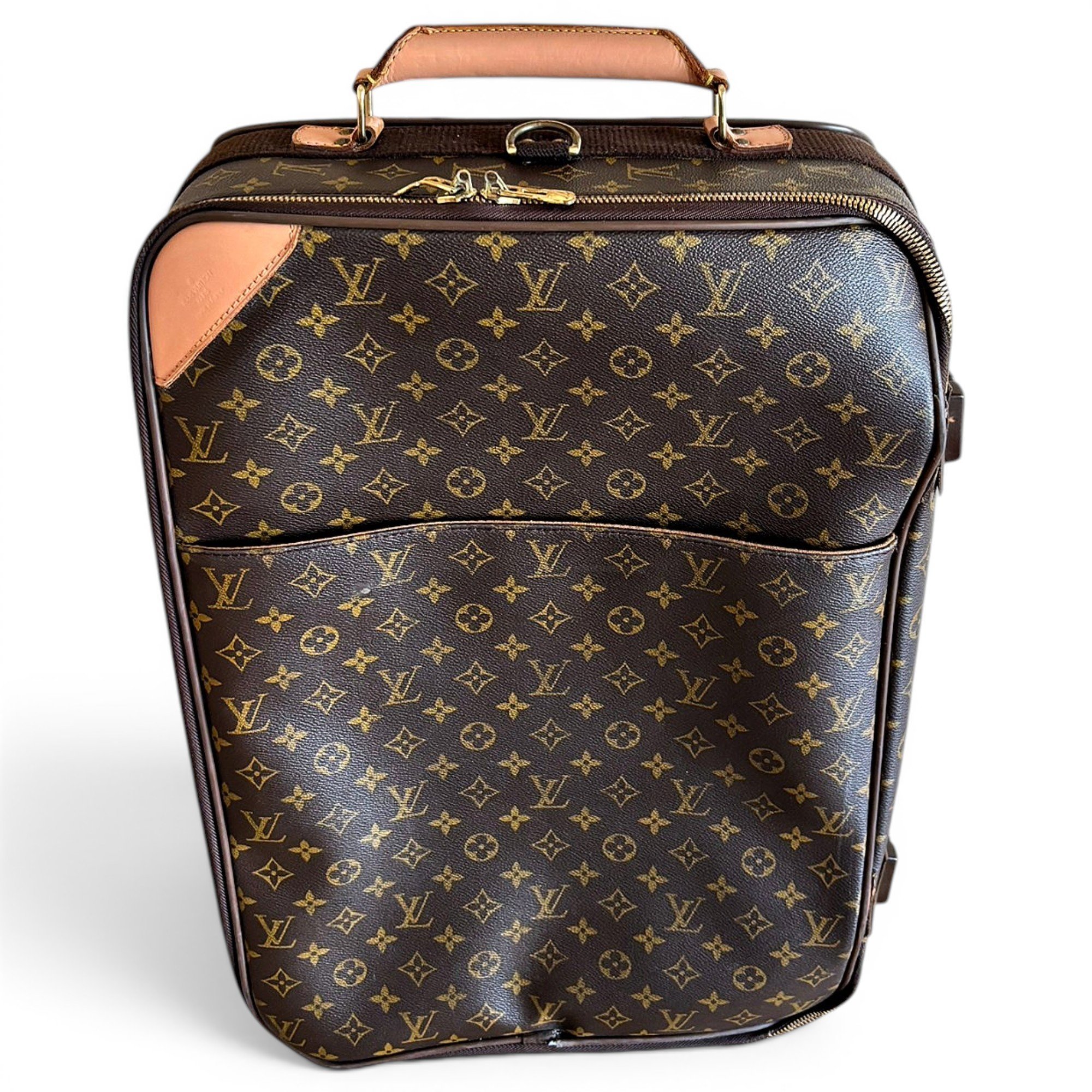 Pegase leather travel bag